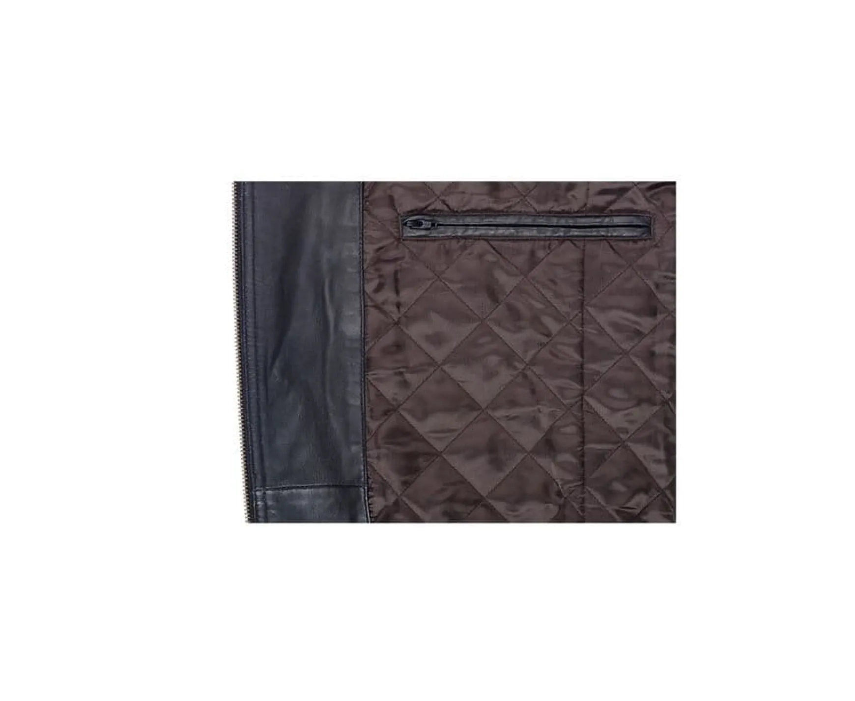 Bexley | Black Leather Aviator Jacket Everett Ii Blackblack With Black Waistband