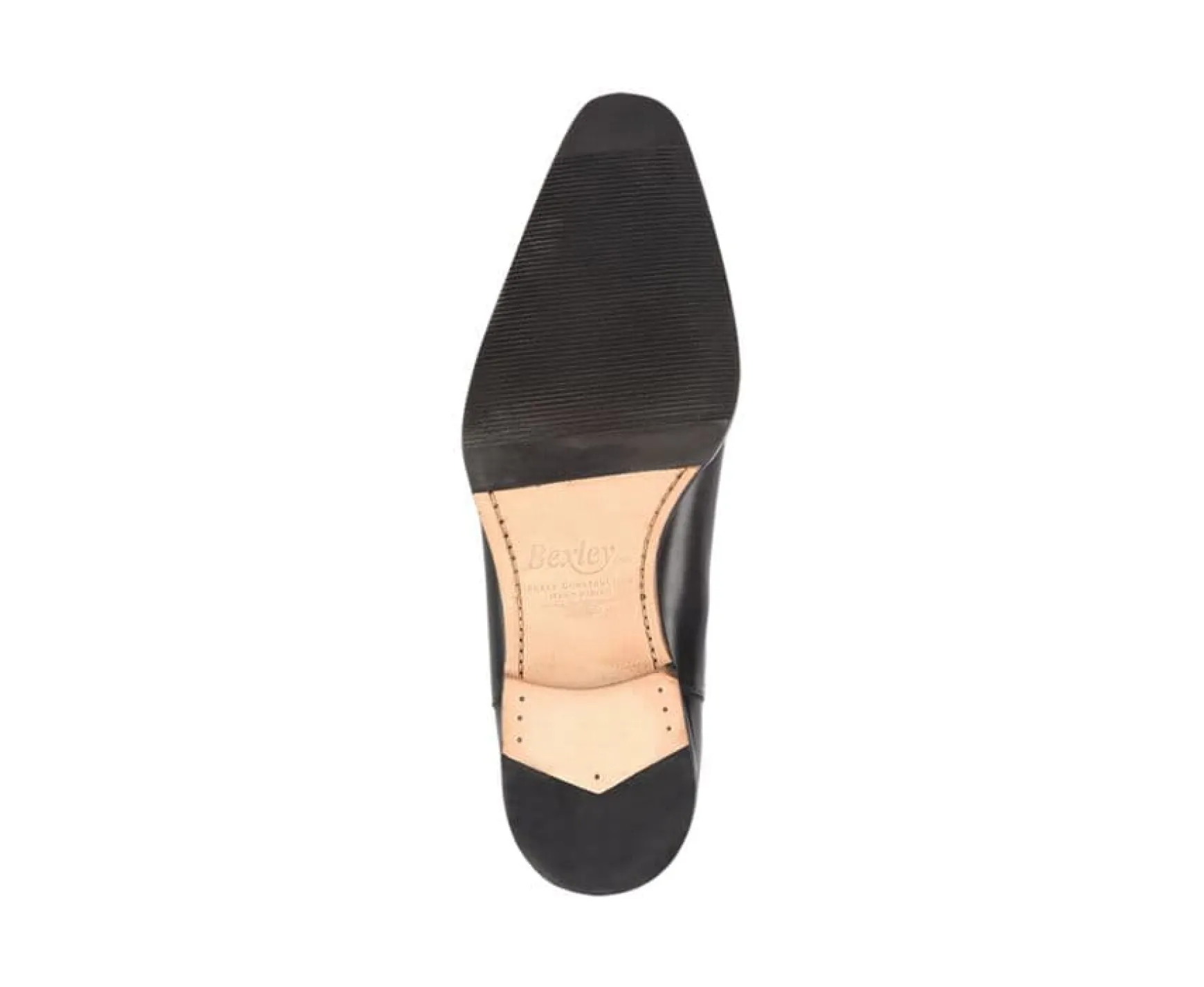 Bexley Chelsea Boots | Black Leather Chelsea Boots Bergame Patin Blackblack With Black Waistband