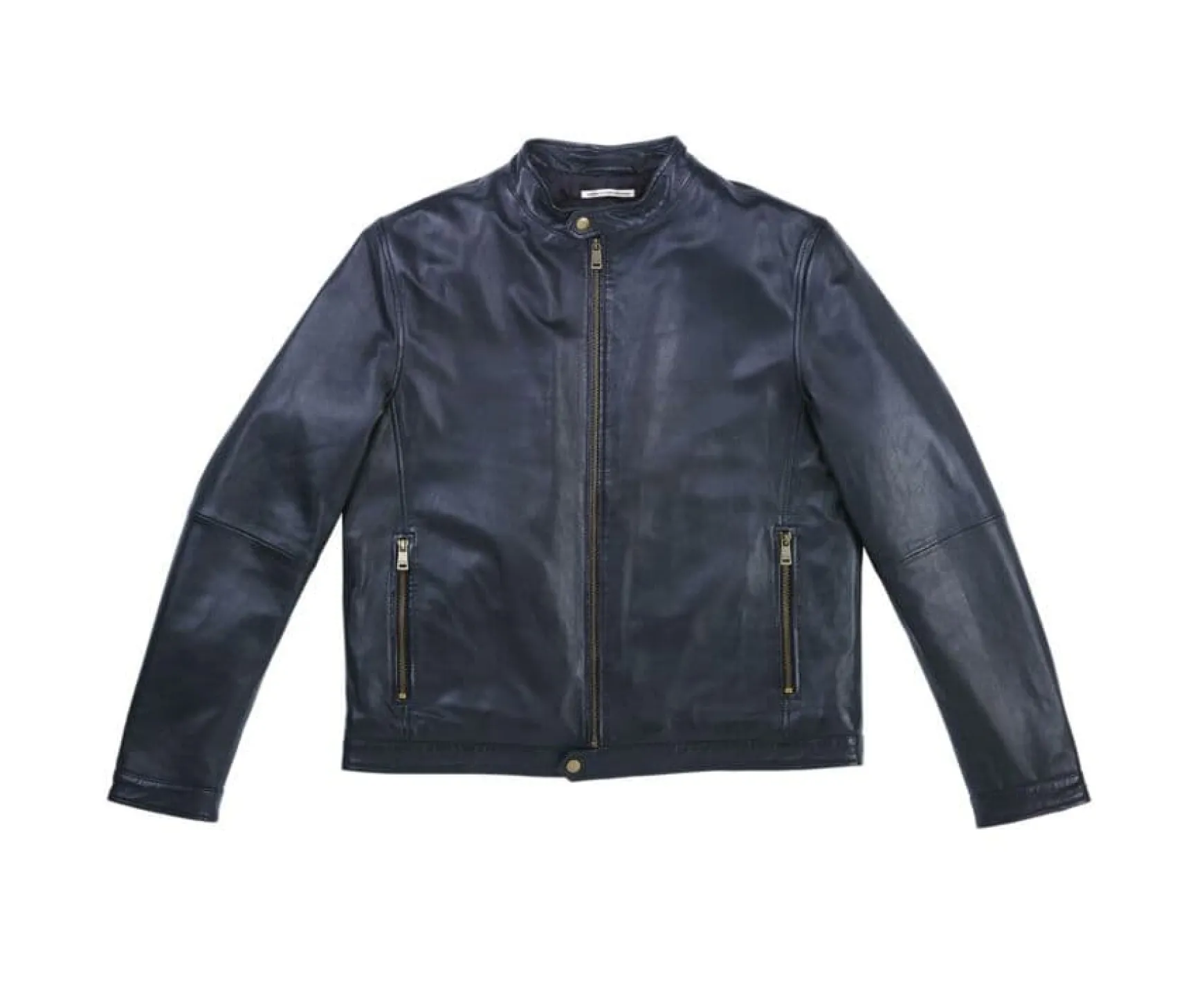 Bexley | Black Leather Jacket Carter Blackblack With Black Waistband