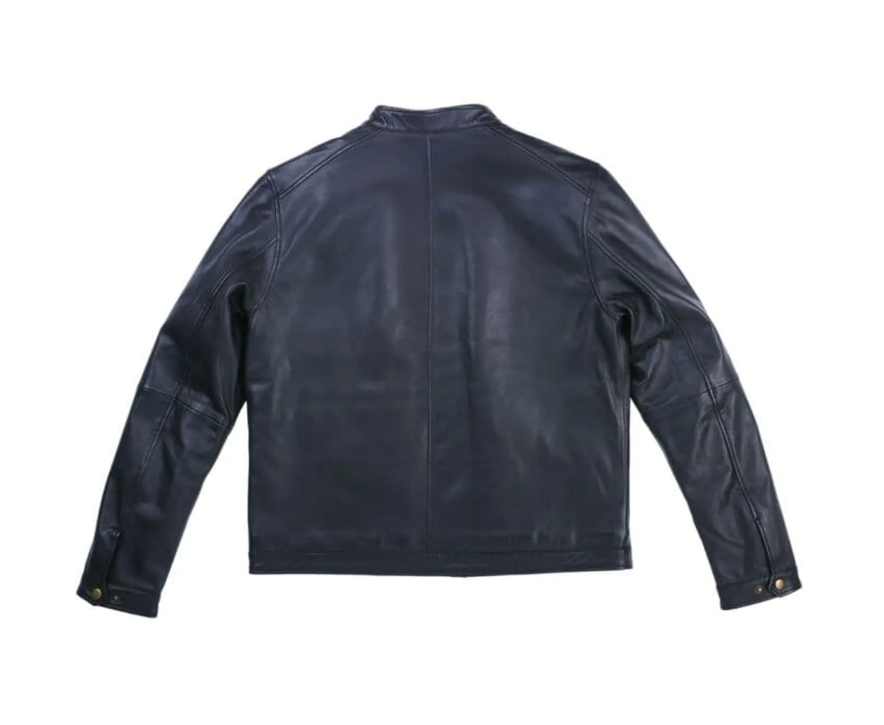 Bexley | Black Leather Jacket Carter Blackblack With Black Waistband