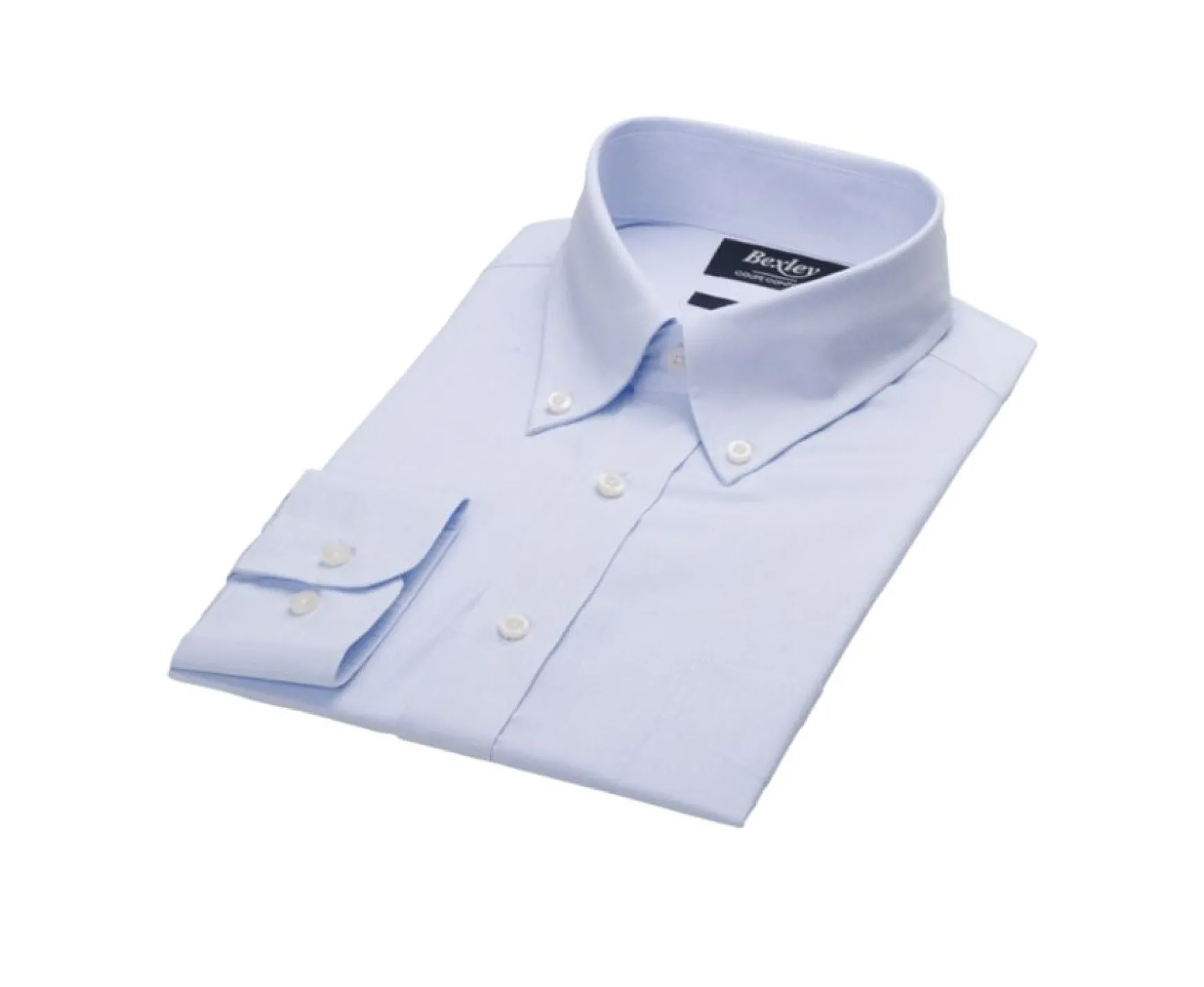 Bexley | Blue Sky Cotton Shirt - Comfort Cut Caden Light Blue