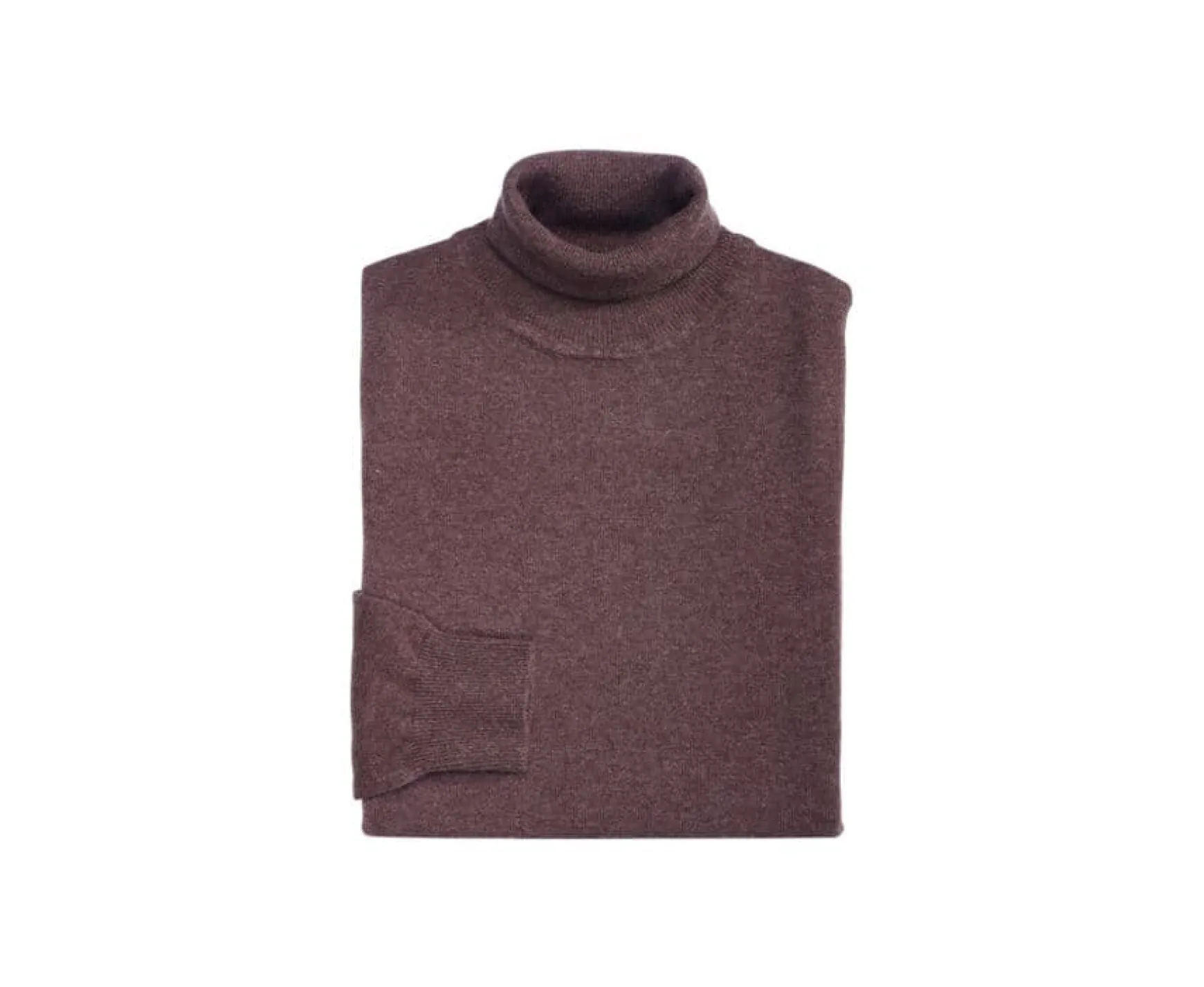 Bexley | Brown Wool Roll-Neck Jumper Emeric Chestnut Brown