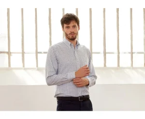 Bexley | Check Flannel Shirt - Lindsay | Blue & Green