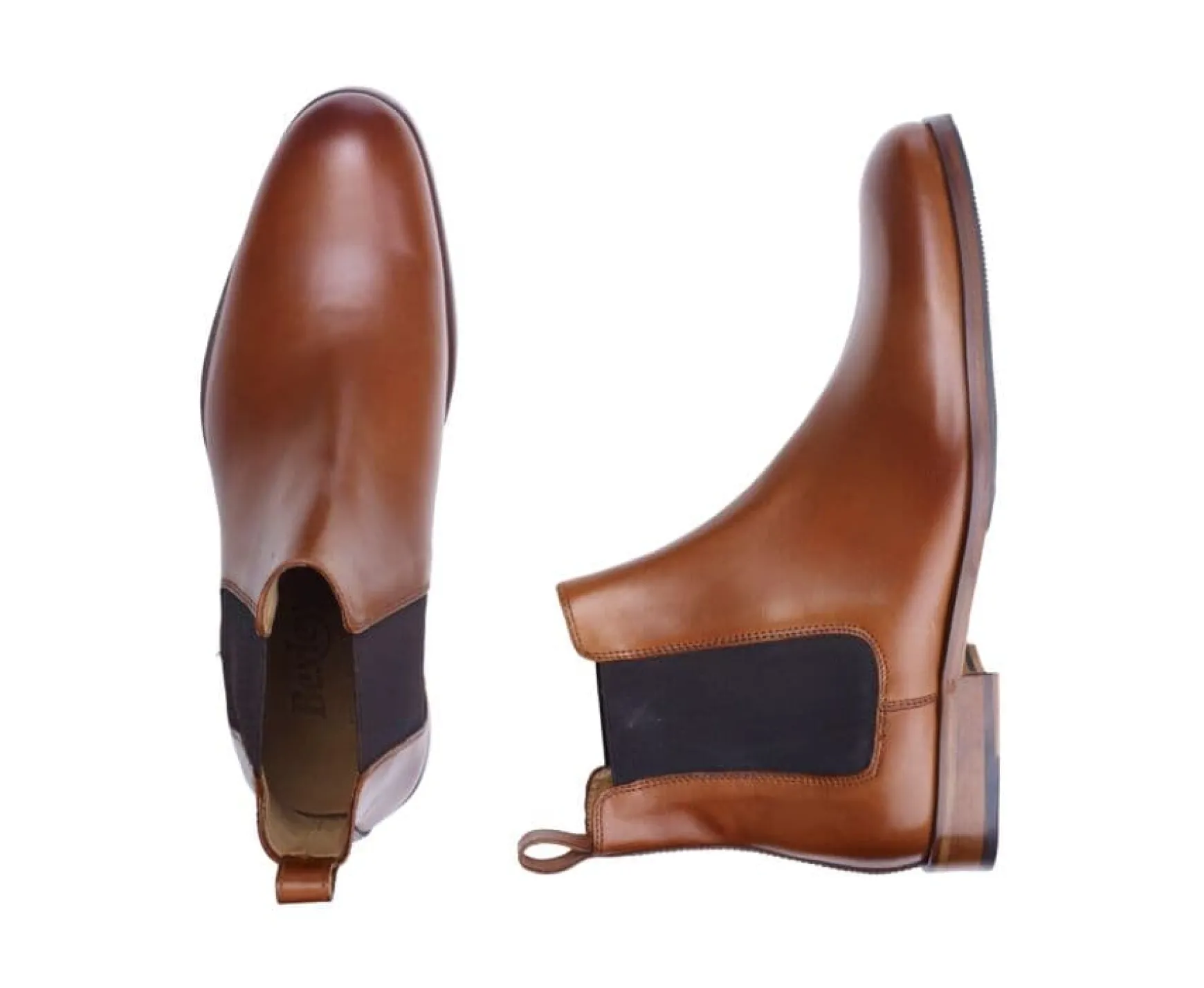 Bexley Boots Shoes | Chelsea Boots Dawson Ii Patin Patina Cognac