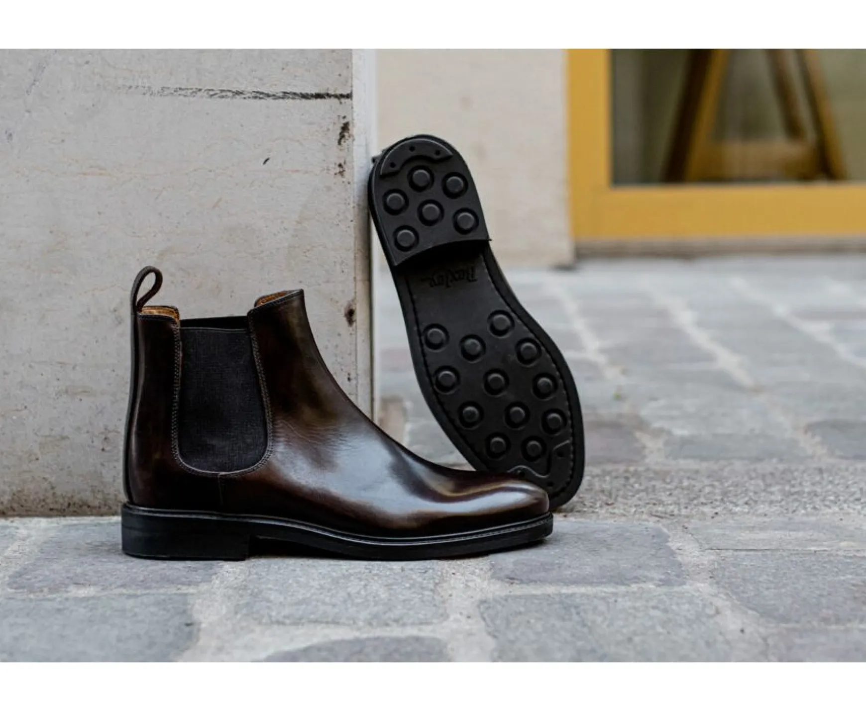 Bexley Comfort Shoes | Chelsea Boots Fangler Gomme City Chocolate