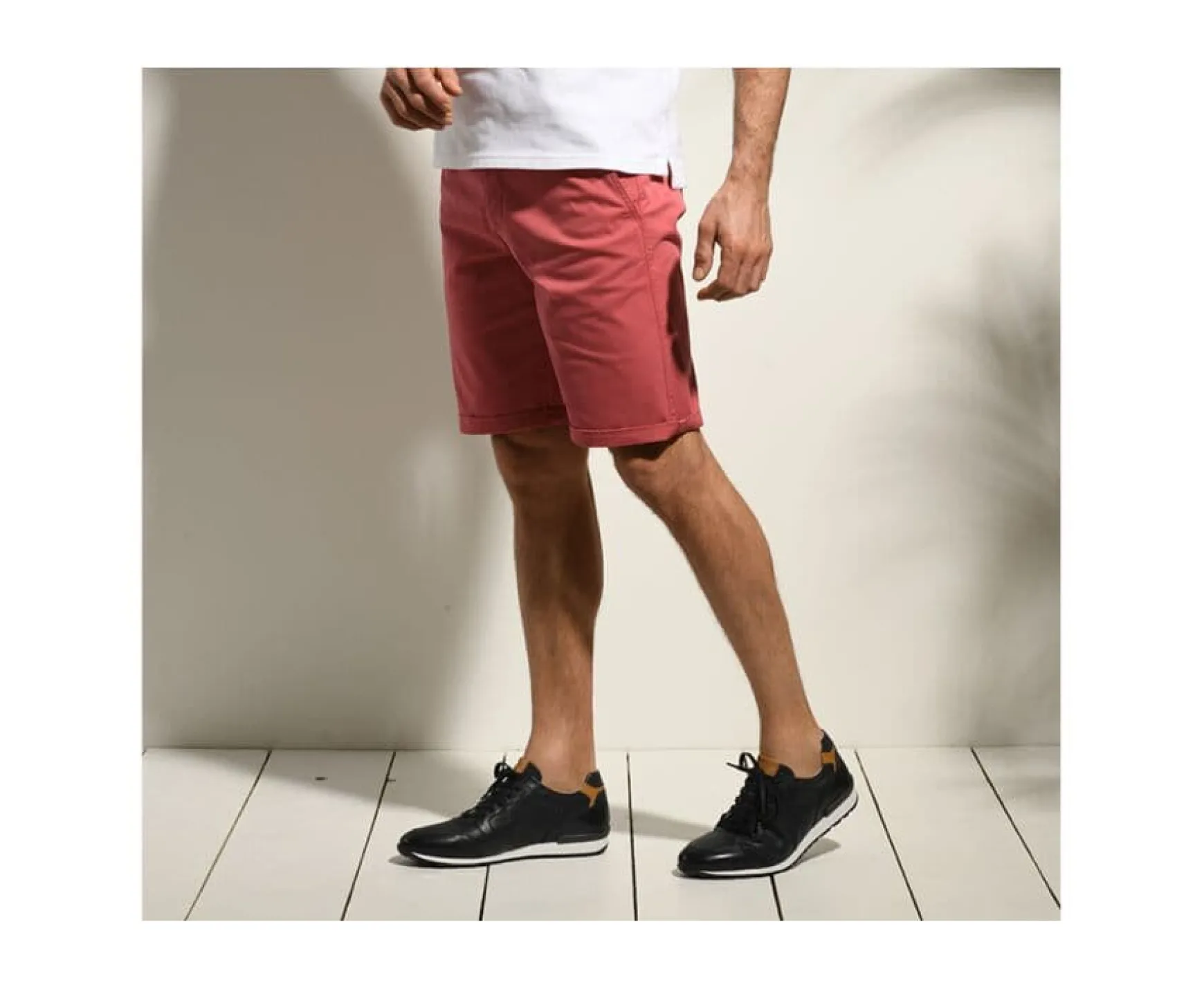 Bexley Chino Shorts | Chino Shorts Barry Raspberry