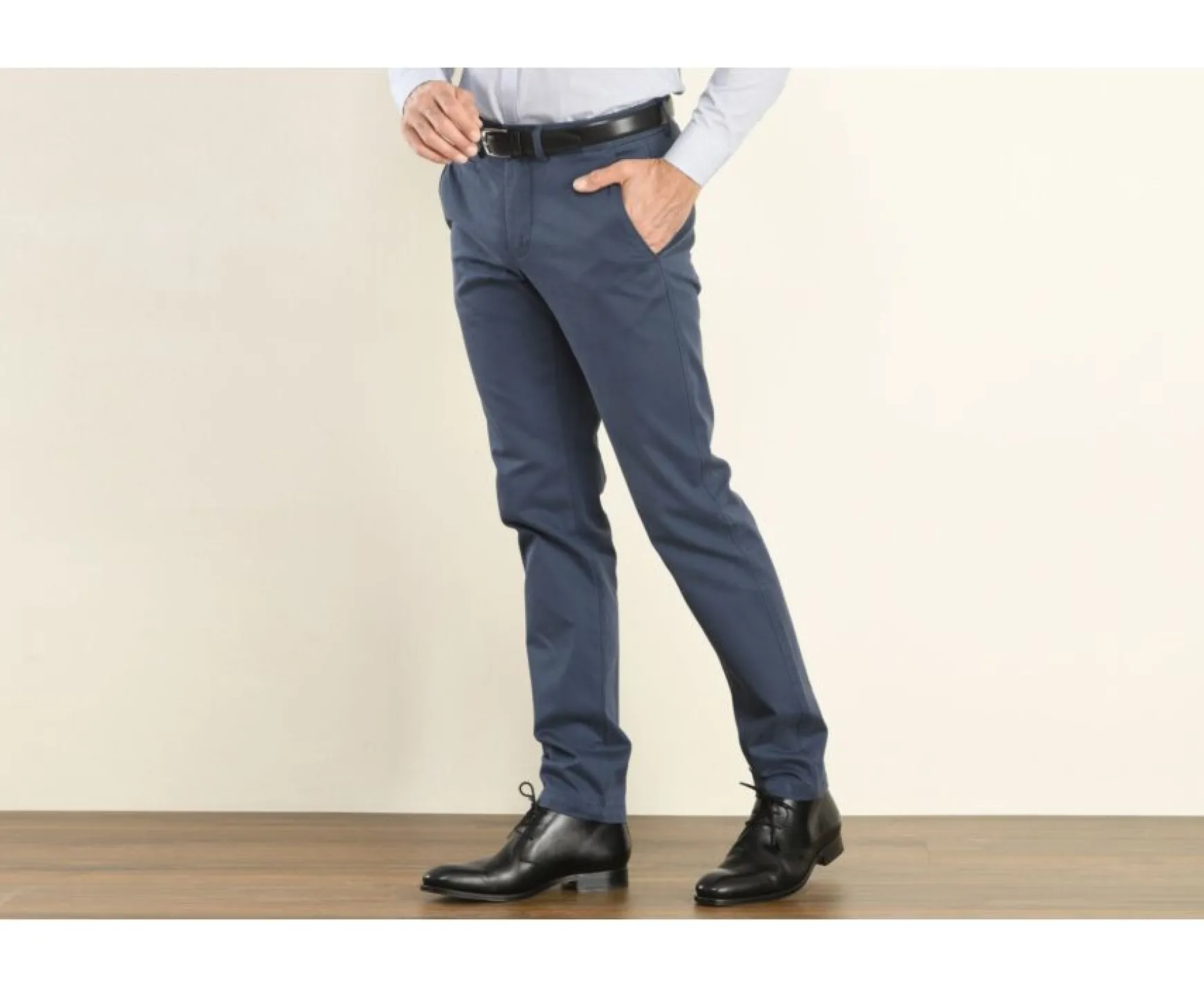 Bexley Adjusted Fit | Chino Trousers For Men Nigel Ii Blue