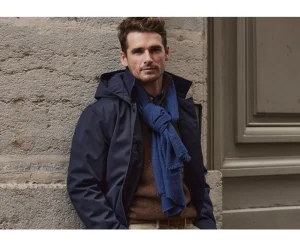 Bexley | Color Wool And Silk Scarf Ink