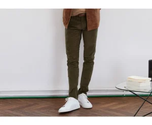 Bexley Adjusted Fit | Corduroy Men'S 5 Pocket Trousers - Kars | Olive