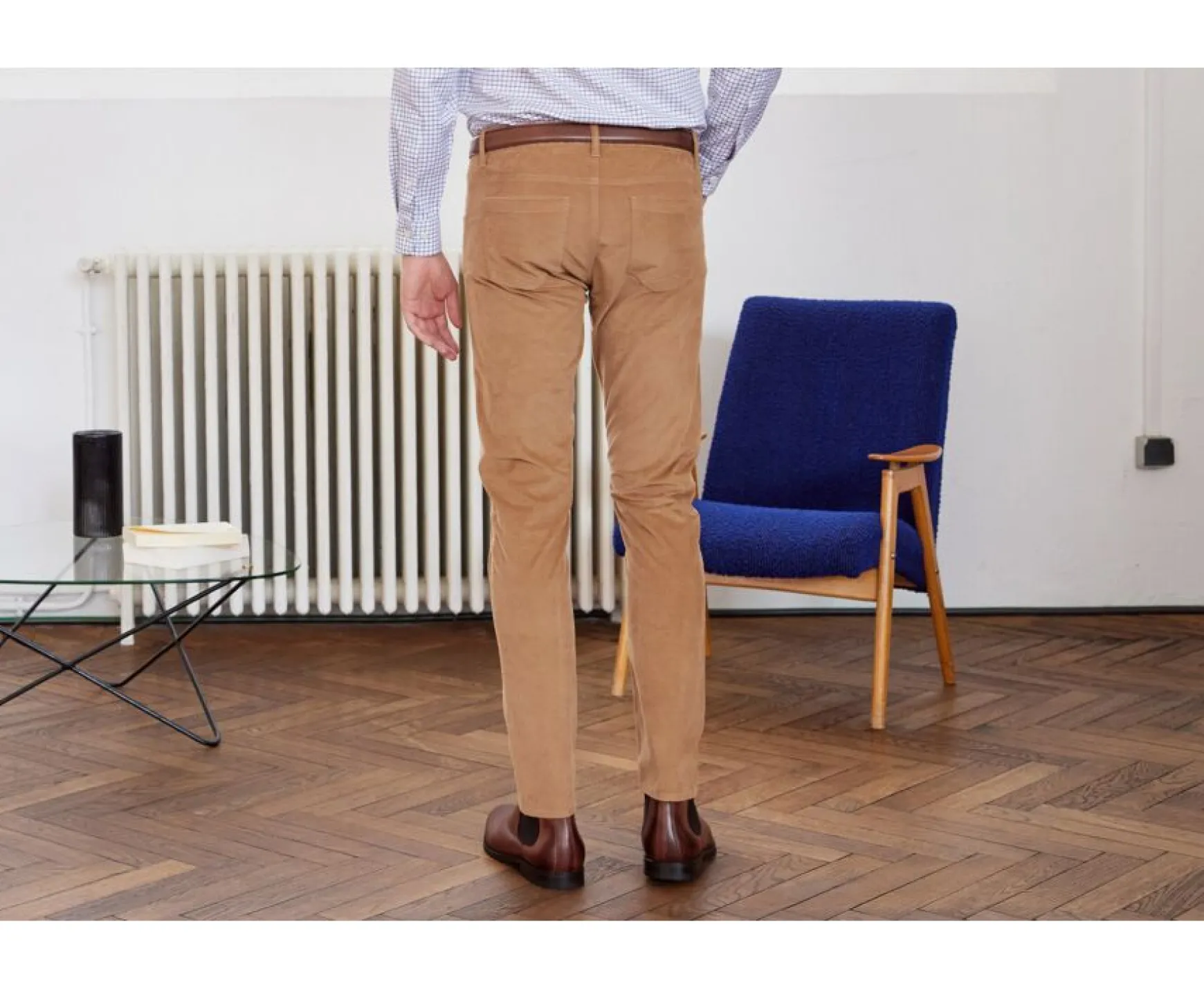 Bexley Adjusted Fit | Corduroy Men'S 5 Pocket Trousers - Kars | Camel