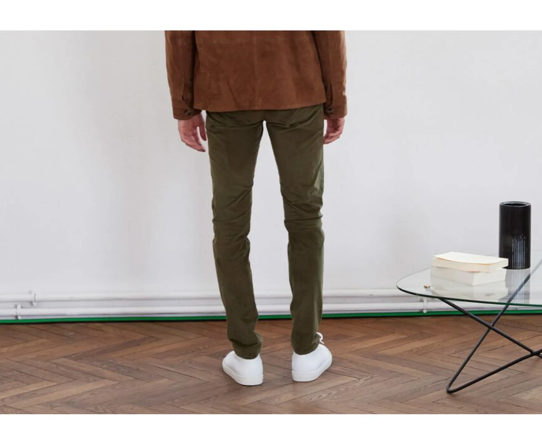 Bexley Adjusted Fit | Corduroy Men'S 5 Pocket Trousers - Kars | Olive