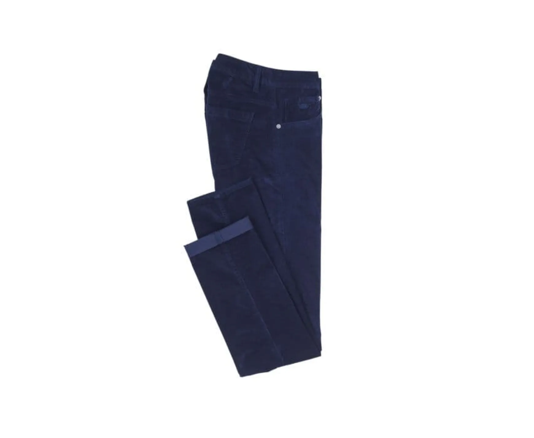 Bexley Adjusted Fit | Corduroy Men'S 5 Pocket Trousers - Kars | Blue