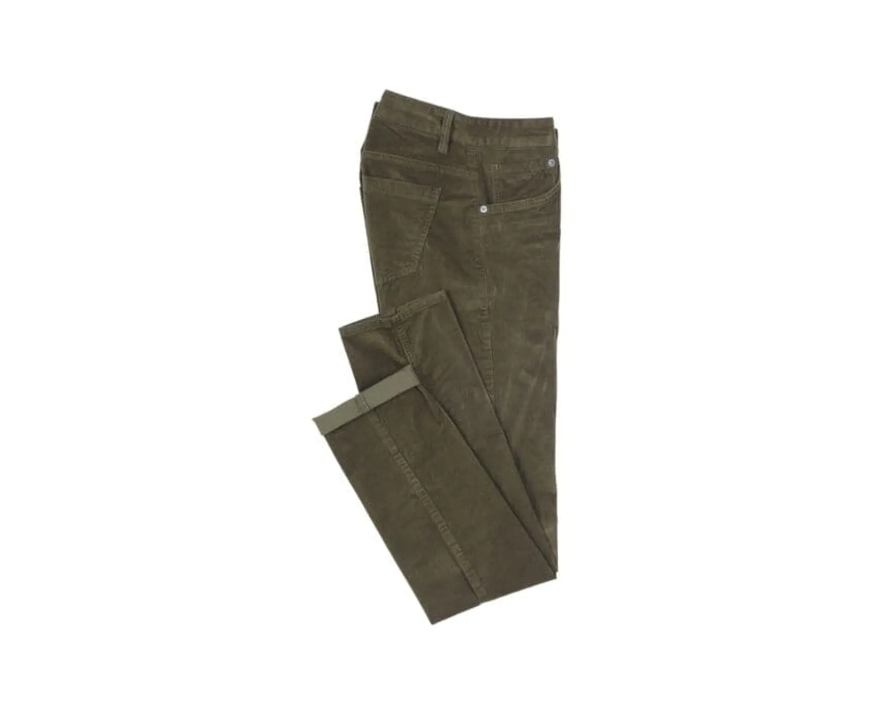 Bexley Adjusted Fit | Corduroy Men'S 5 Pocket Trousers - Kars | Olive