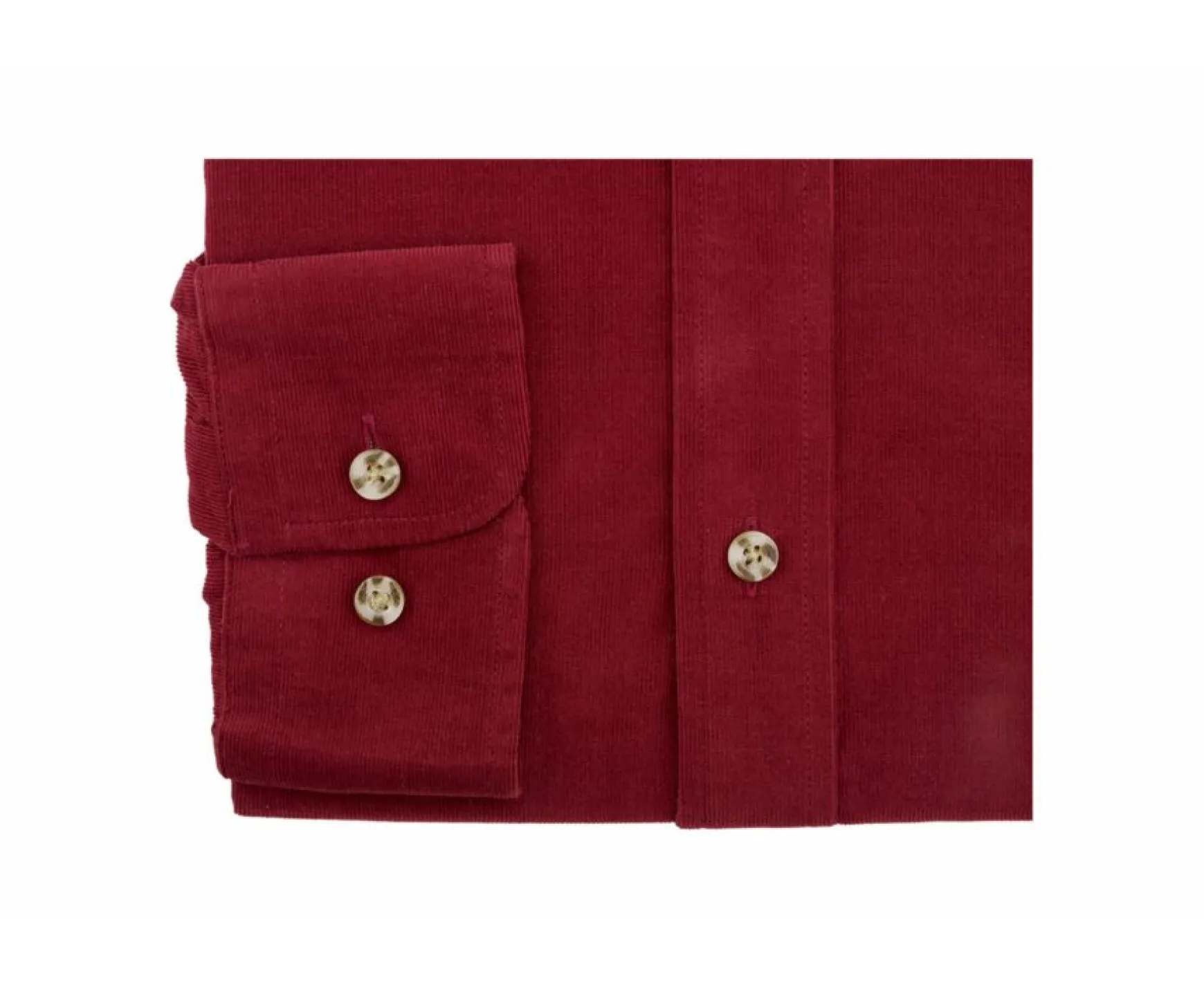 Bexley | Corduroy Shirt Wayne Dark Red