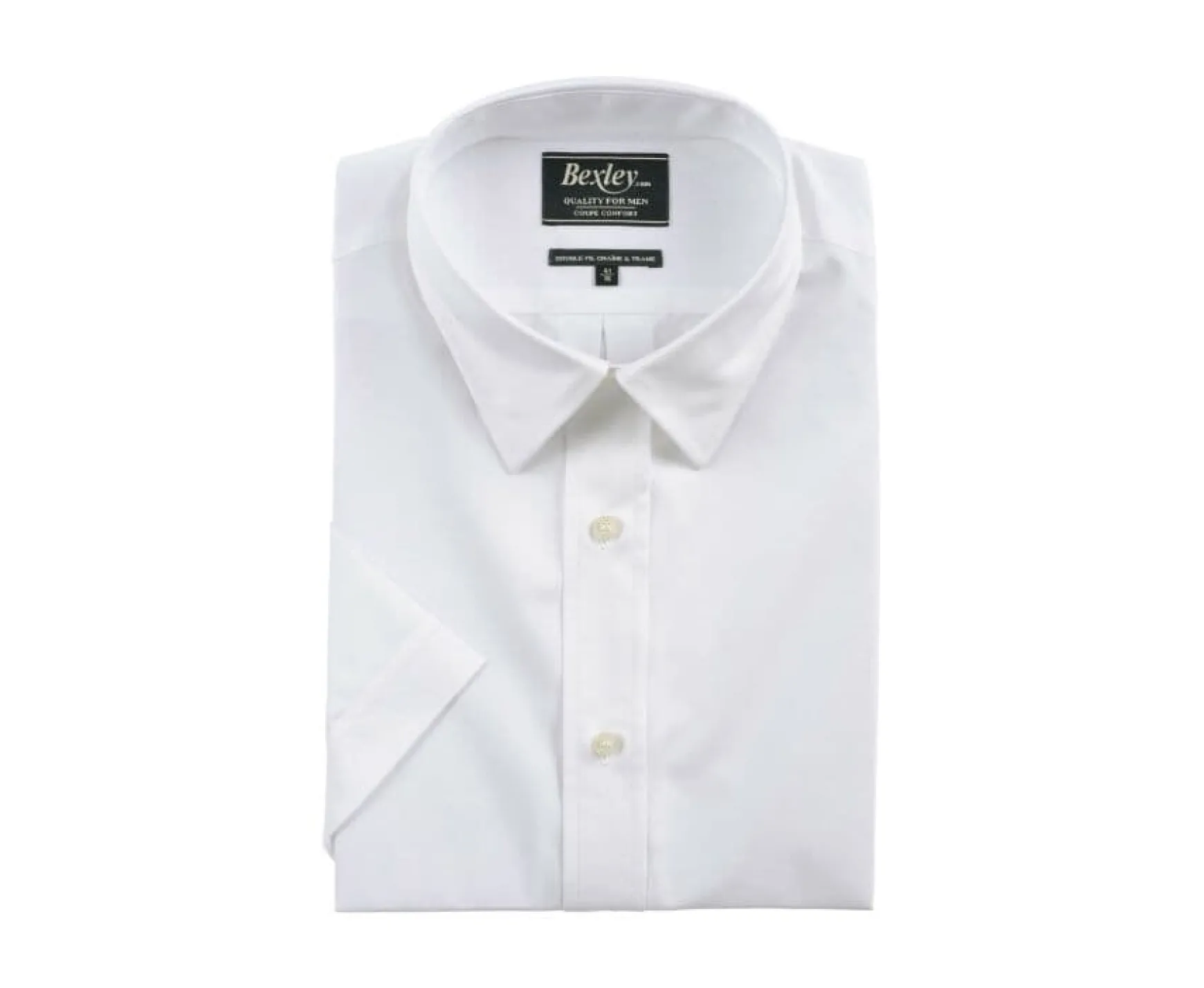 Bexley | Cotton Shirt - Chest Pocket Albert Mc White