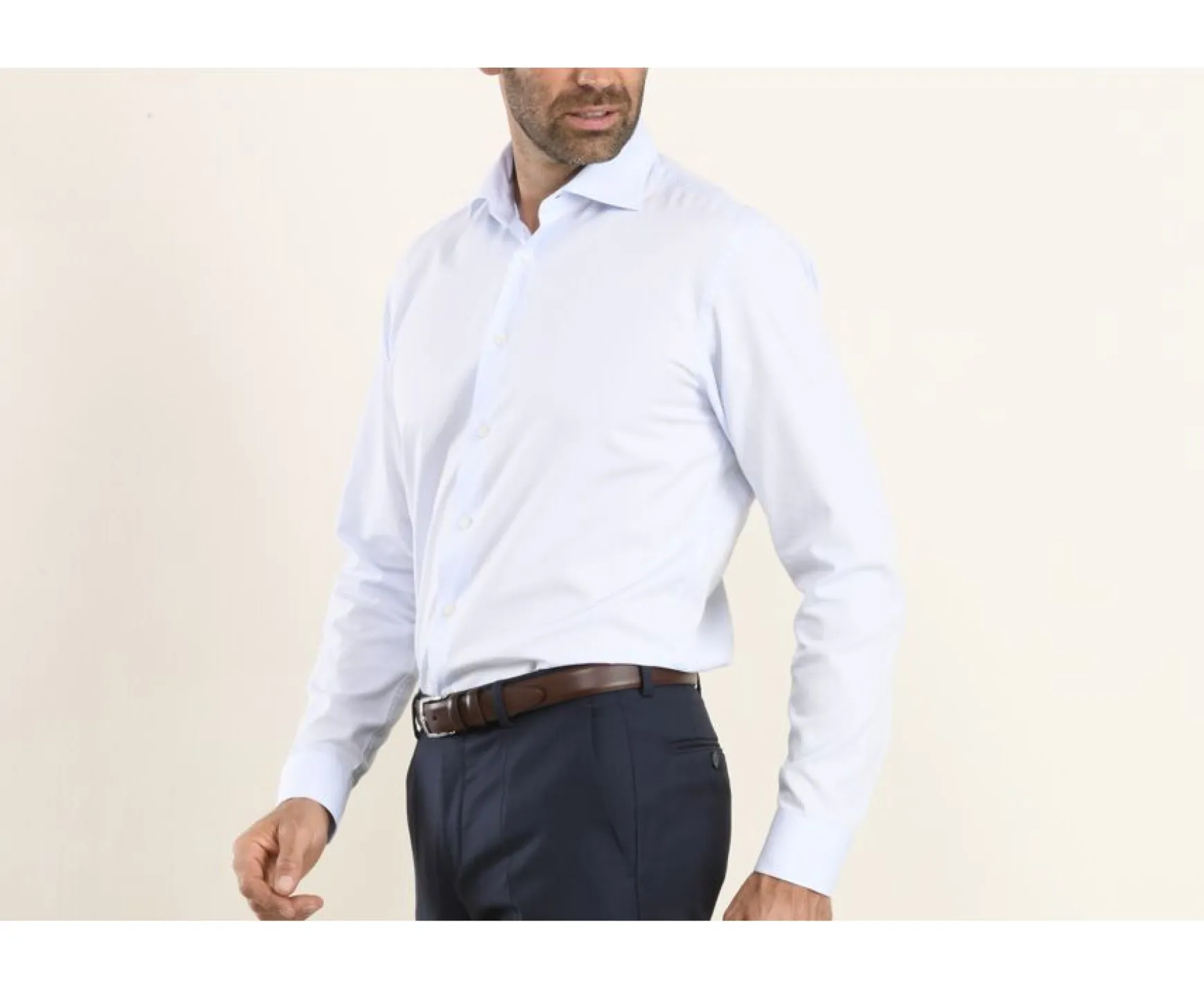 Bexley | Cotton Shirt - Italian Collar Angelo Light Blue