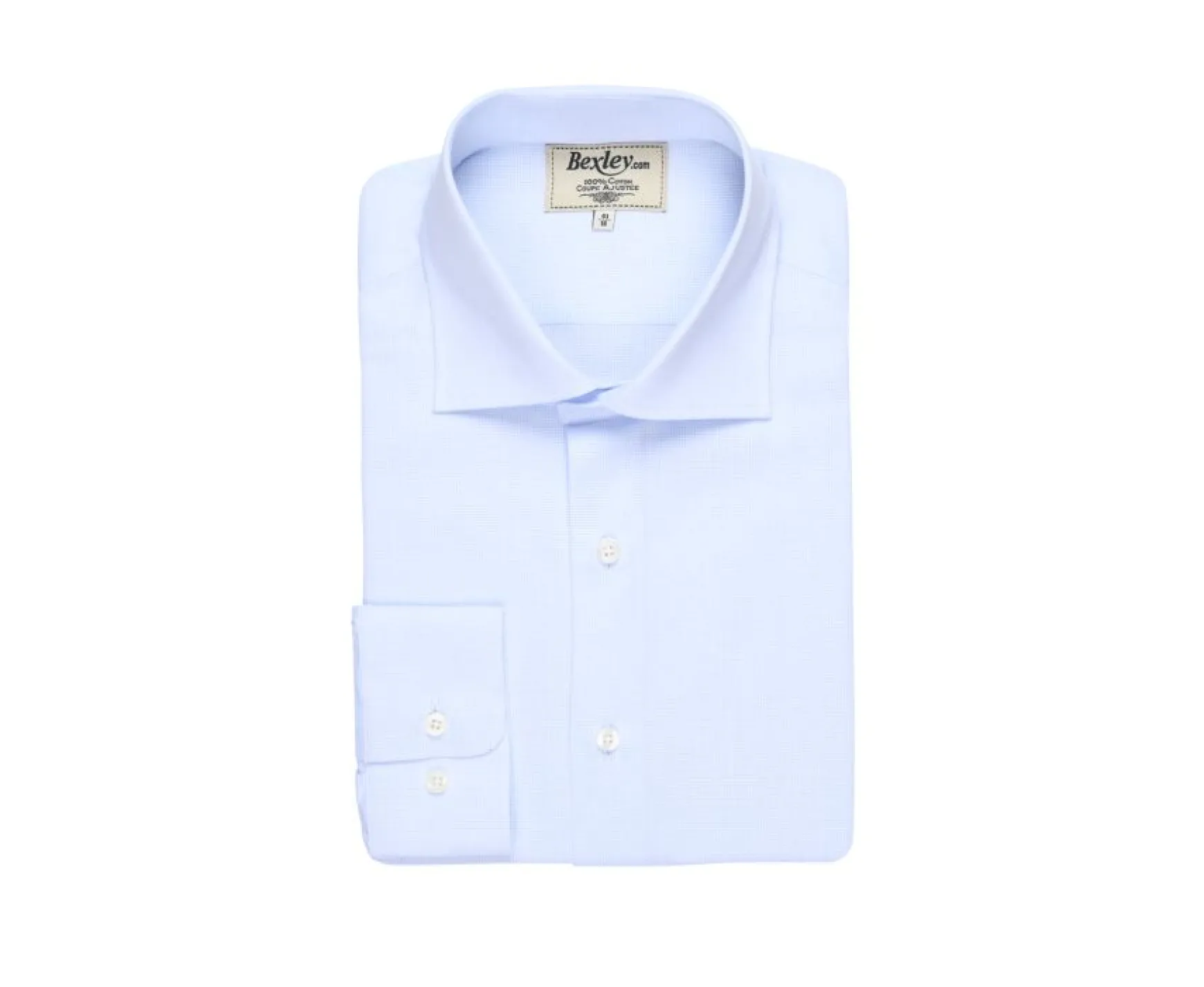 Bexley | Cotton Shirt - Italian Collar Angelo Light Blue