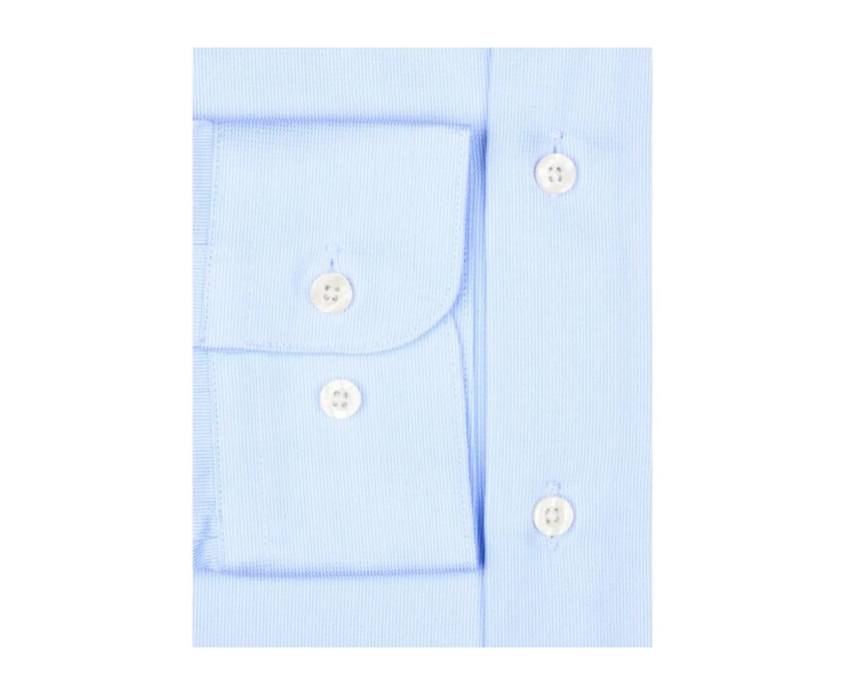 Bexley | Cotton Shirt - Straight Collar Paterne Classic Pale Blue