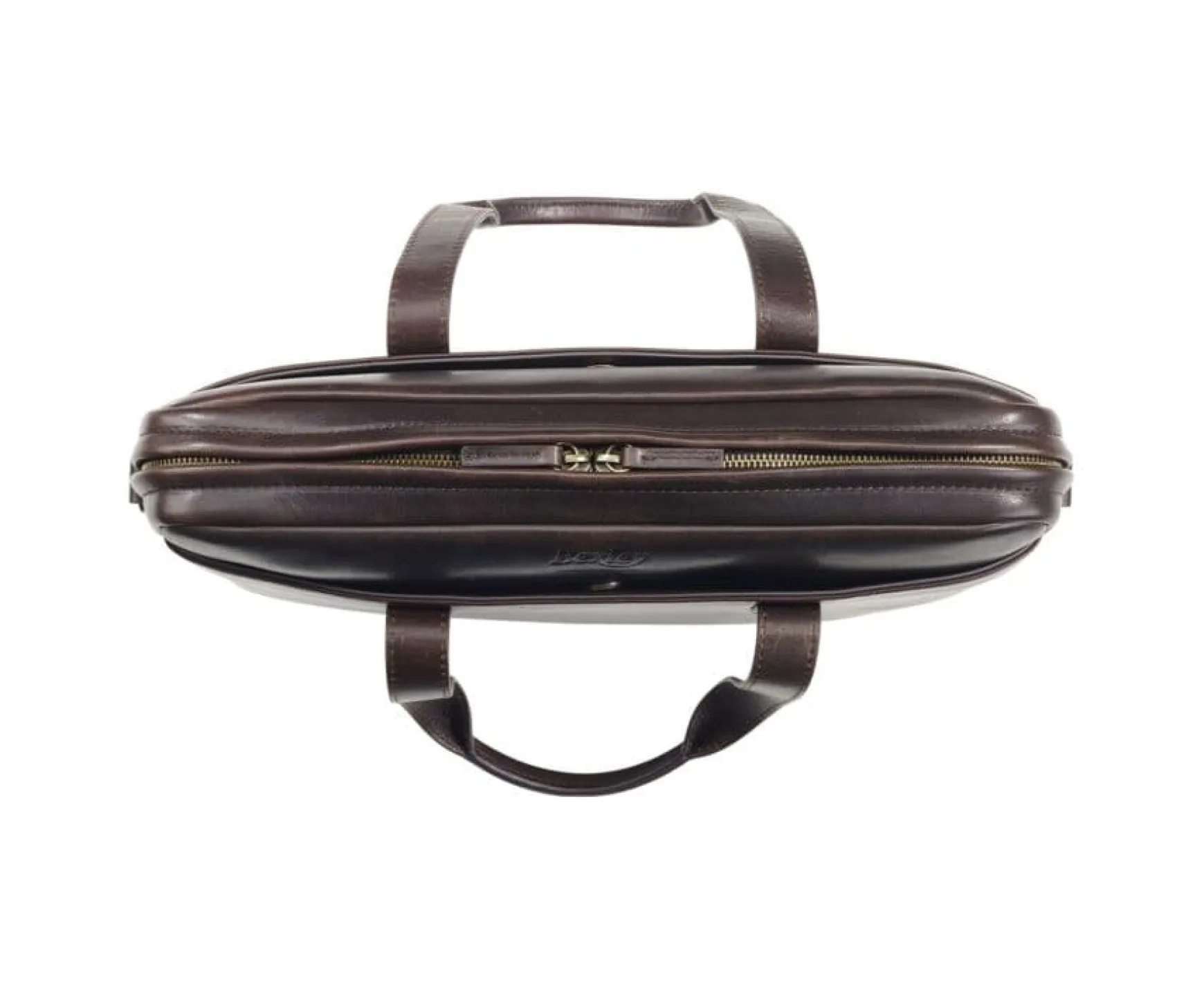 Bexley | Dark Chocolate Men'S Leather Briefcase - Harwinton | Cuir Chocolat Fonce