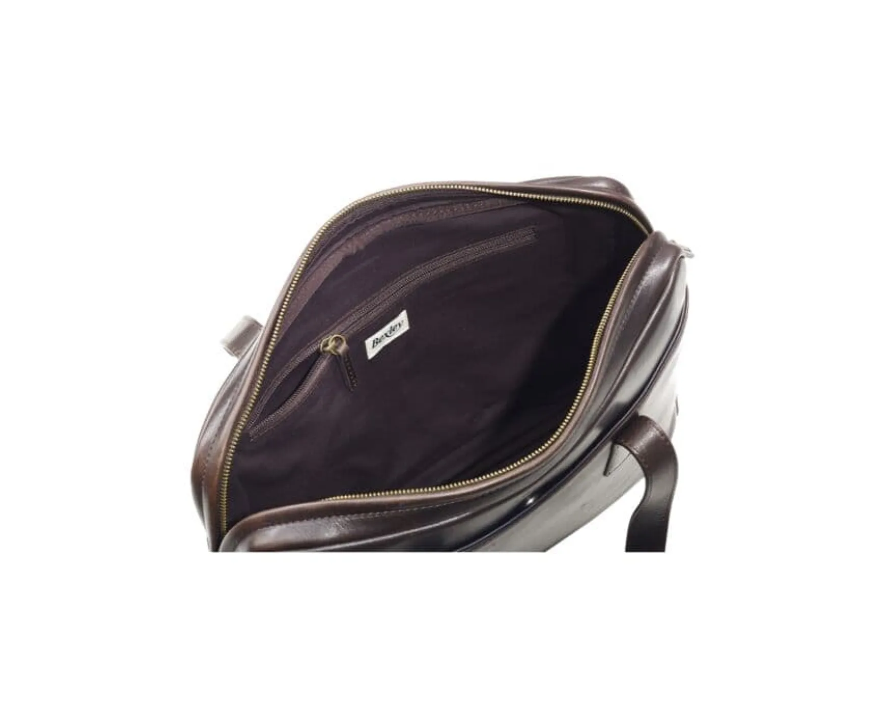 Bexley | Dark Chocolate Men'S Leather Briefcase - Harwinton | Cuir Chocolat Fonce