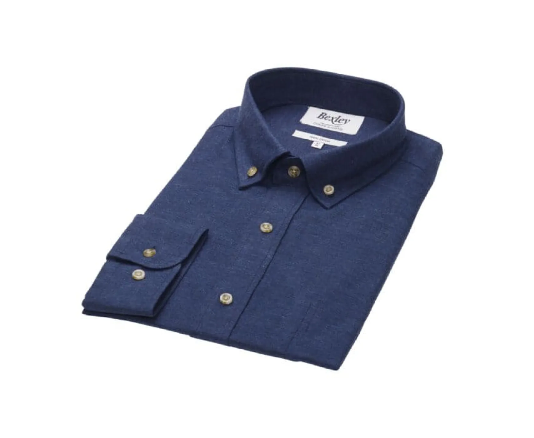 Bexley | Flannel Shirt - Pocket Alexander Navy