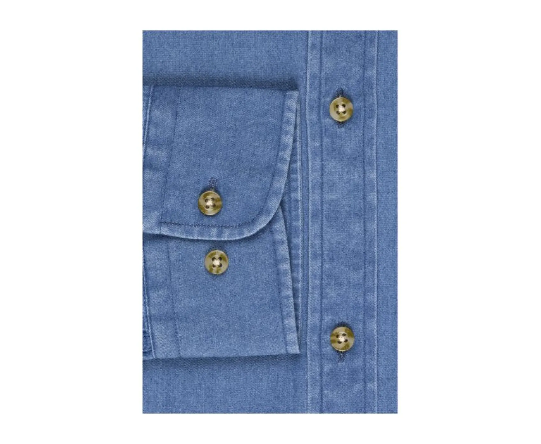 Bexley | Indigo Shirt - Collarless Joseph Denim