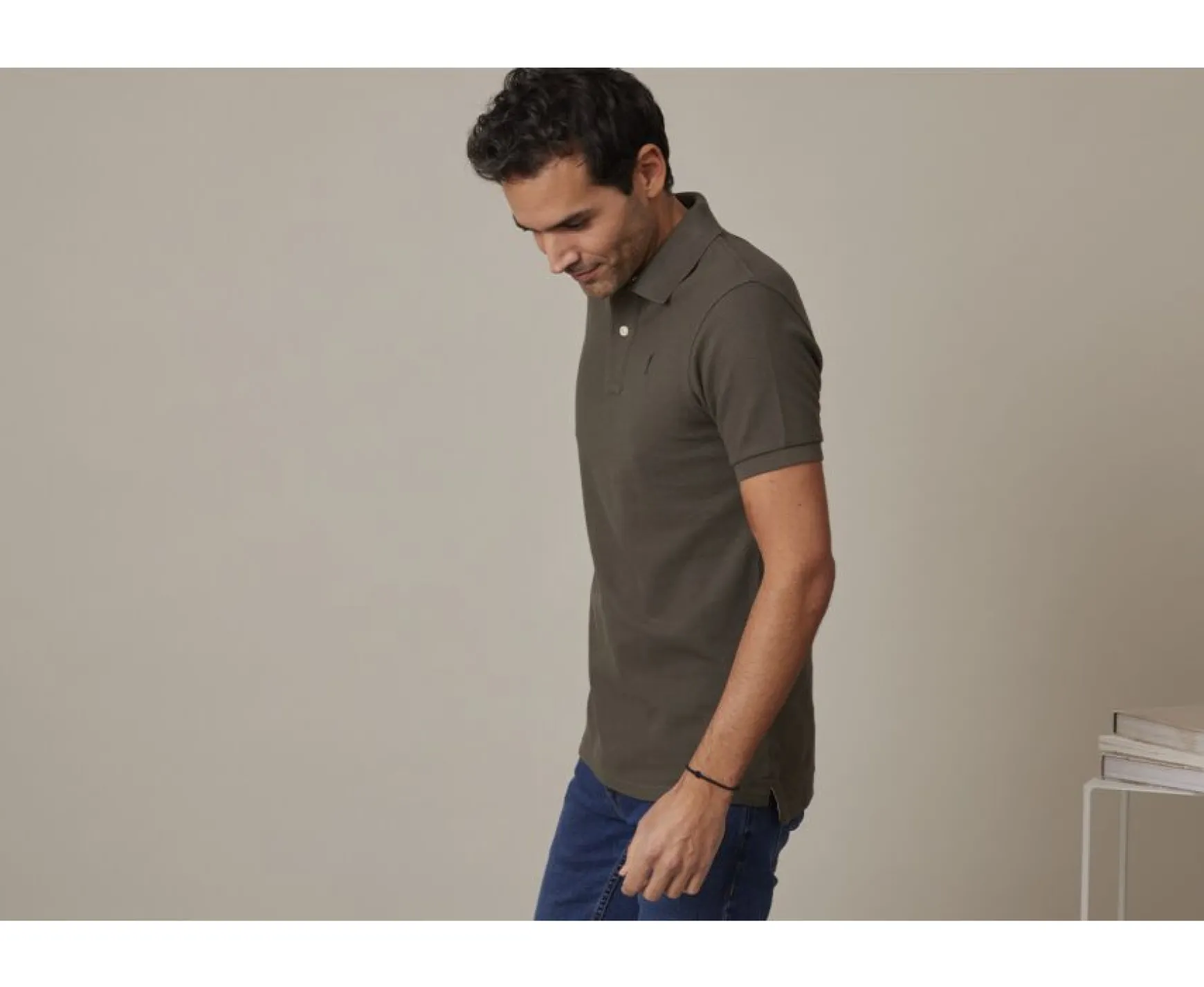Bexley Adjusted Fit | Khaki Men'S Polo Shirt Andy Ii Kaki