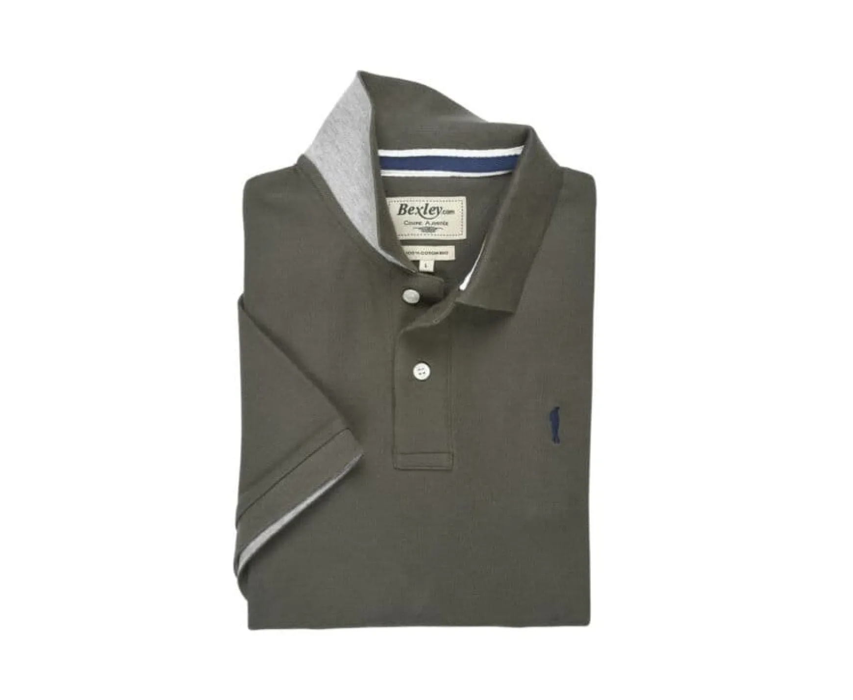 Bexley Adjusted Fit | Khaki Men'S Polo Shirt Andy Ii Kaki