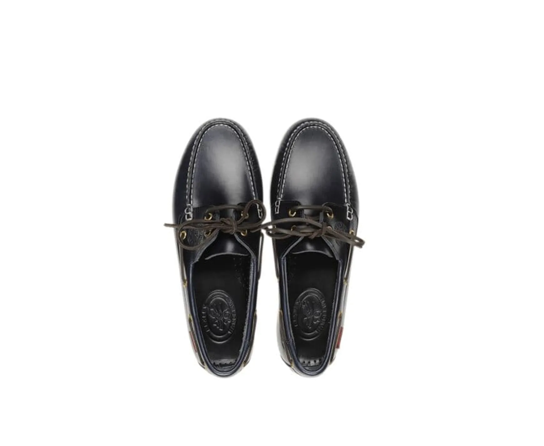 Bexley Moccasins | Leather Boat Shoes Trawler Navy