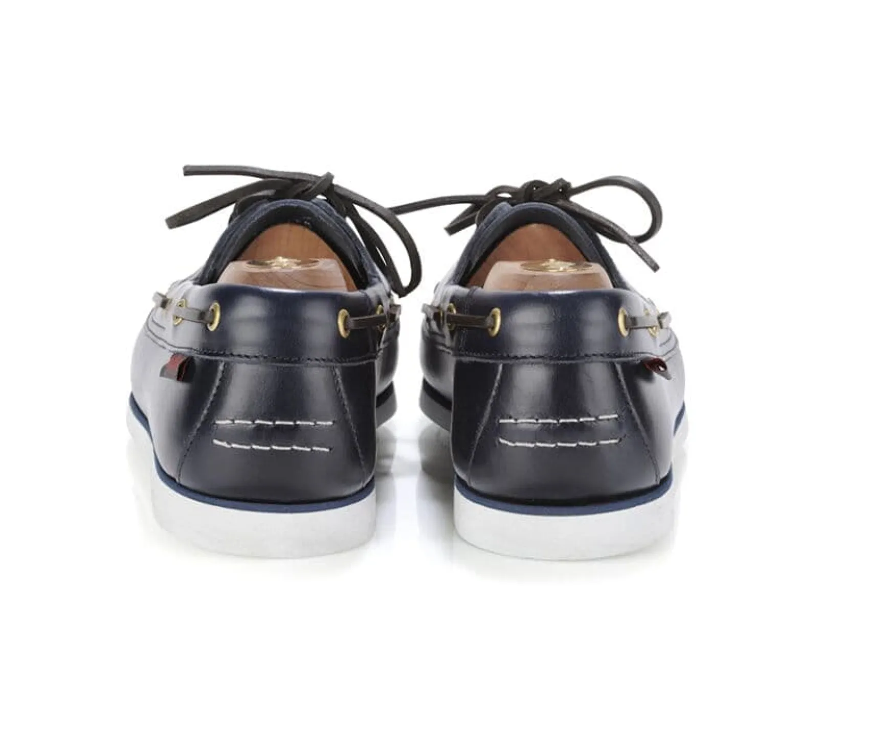 Bexley Moccasins | Leather Boat Shoes Trawler Navy