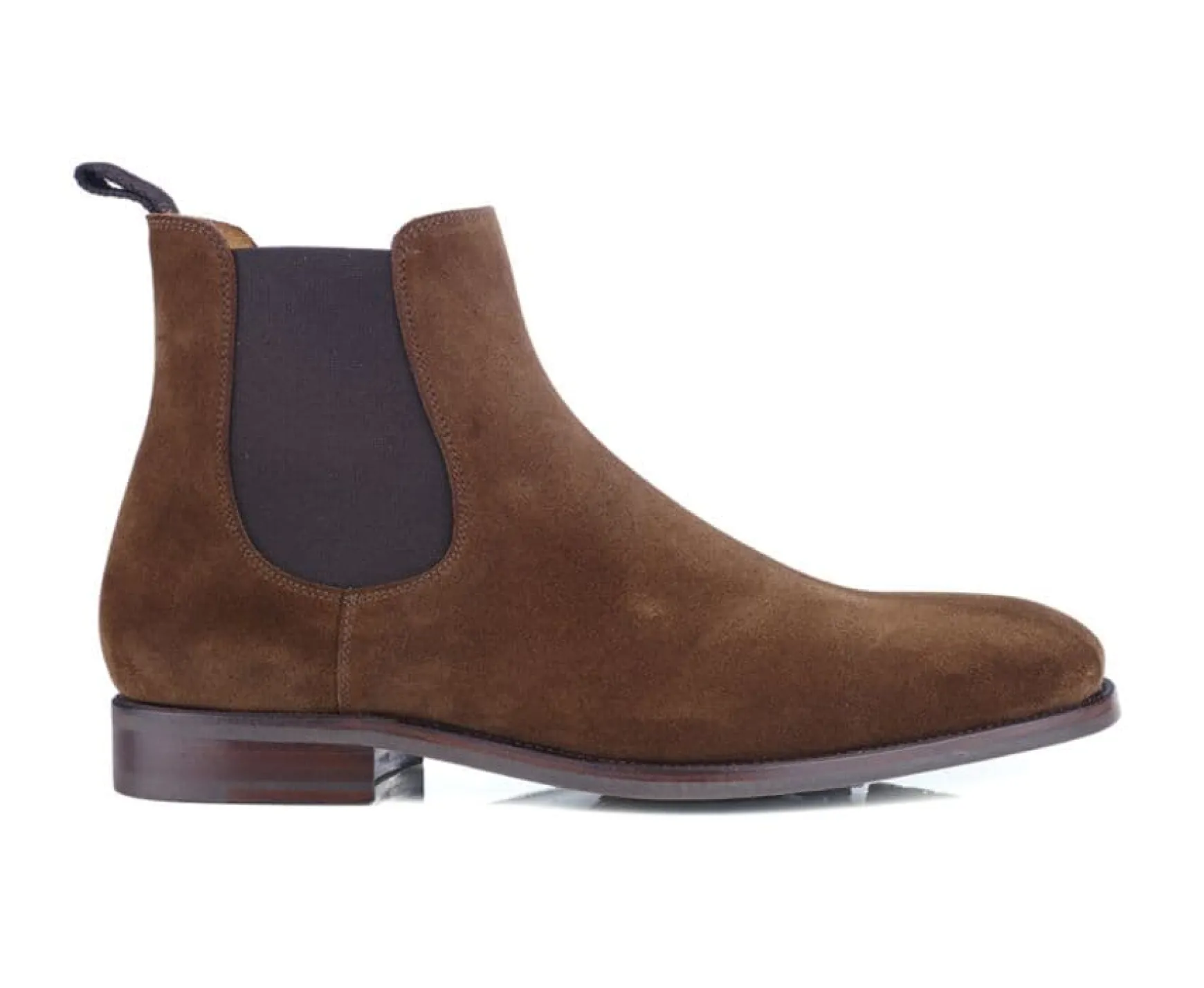 Bexley Comfort Shoes | Leather Chelsea Boots Alderton Gomme Havana Suede