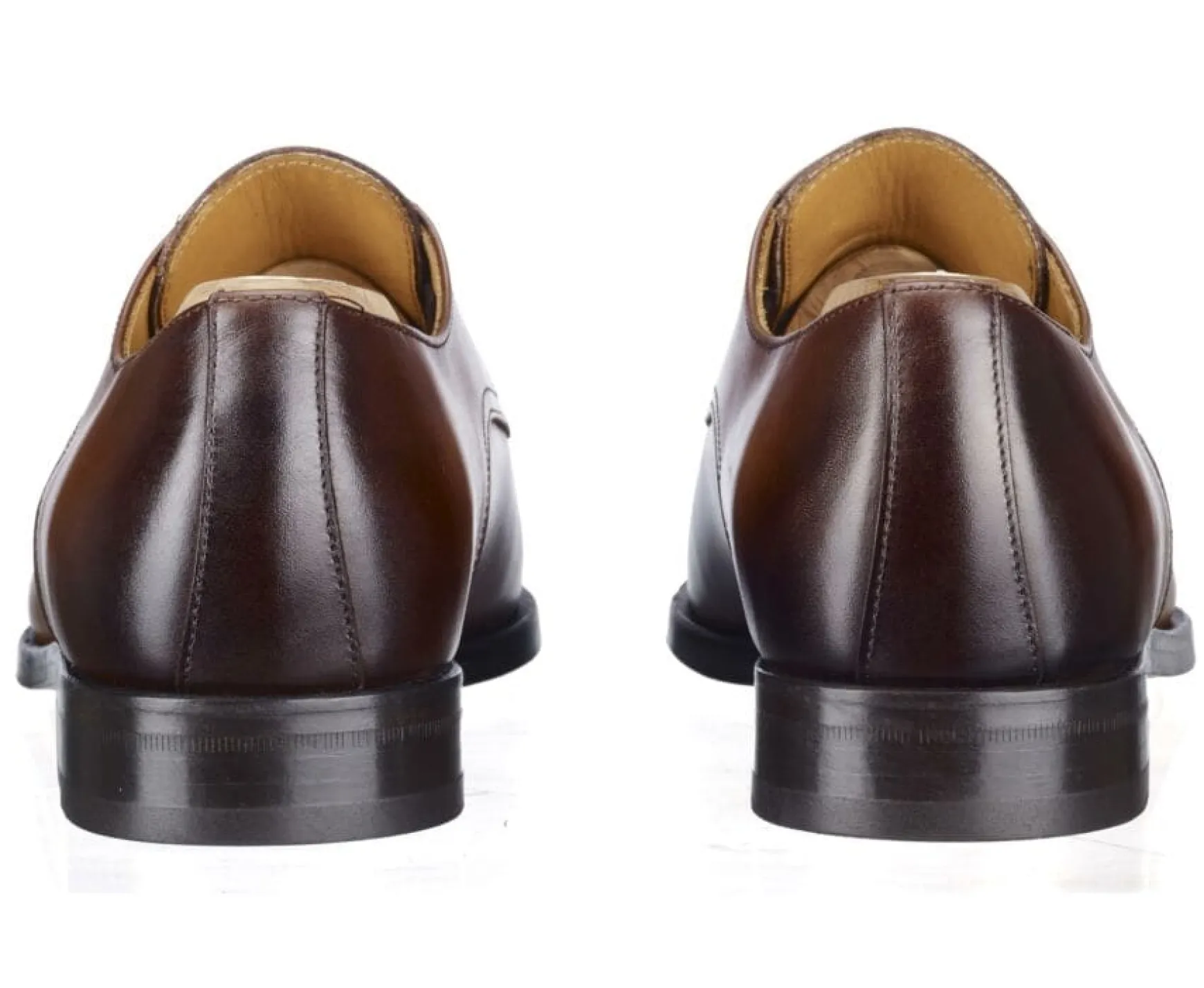 Bexley Comfort Shoes | Leather Derby Shoes Penford Patina Chestnut