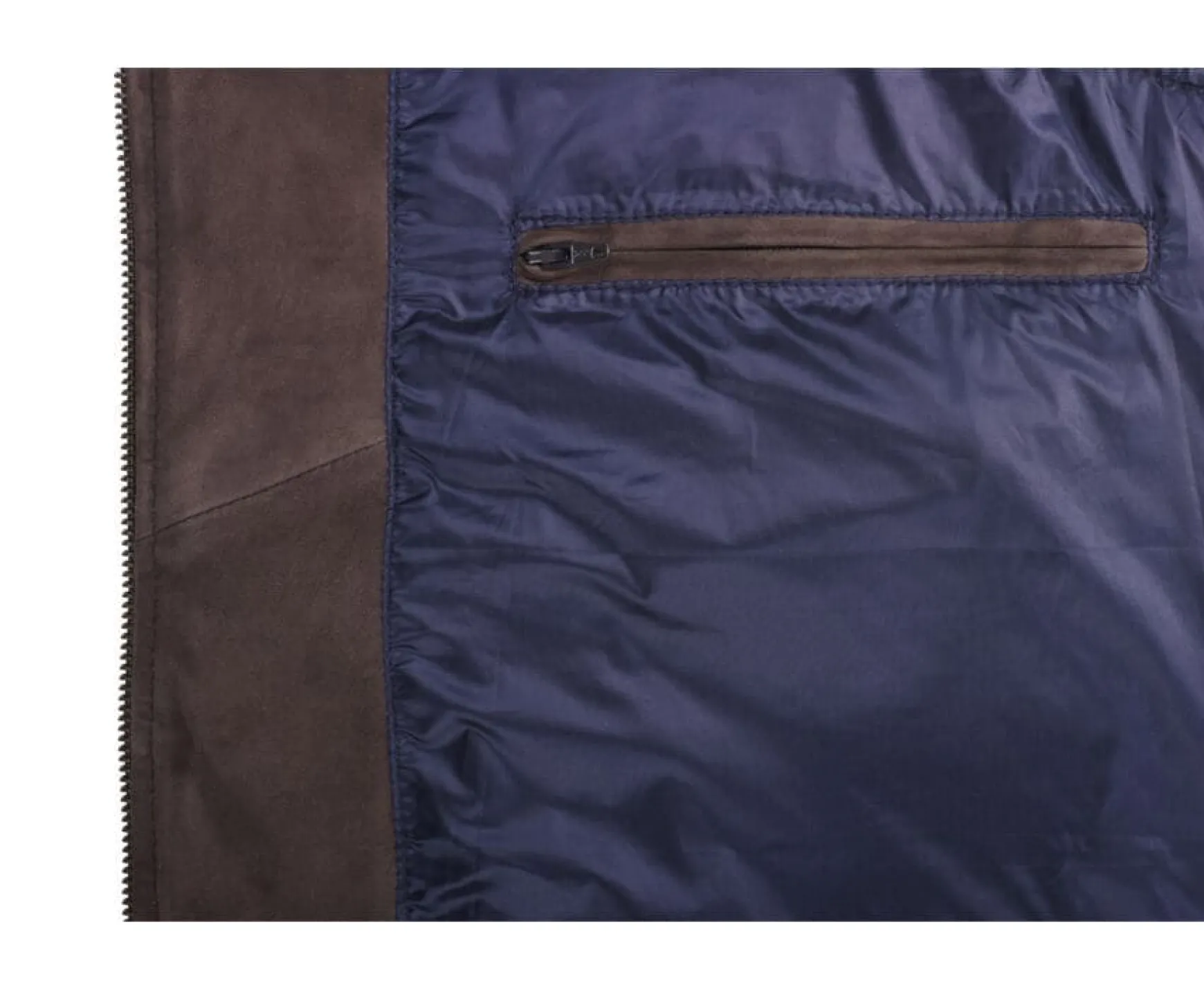 Bexley | Leather Sleeveless Down Gilet Niklas Brown