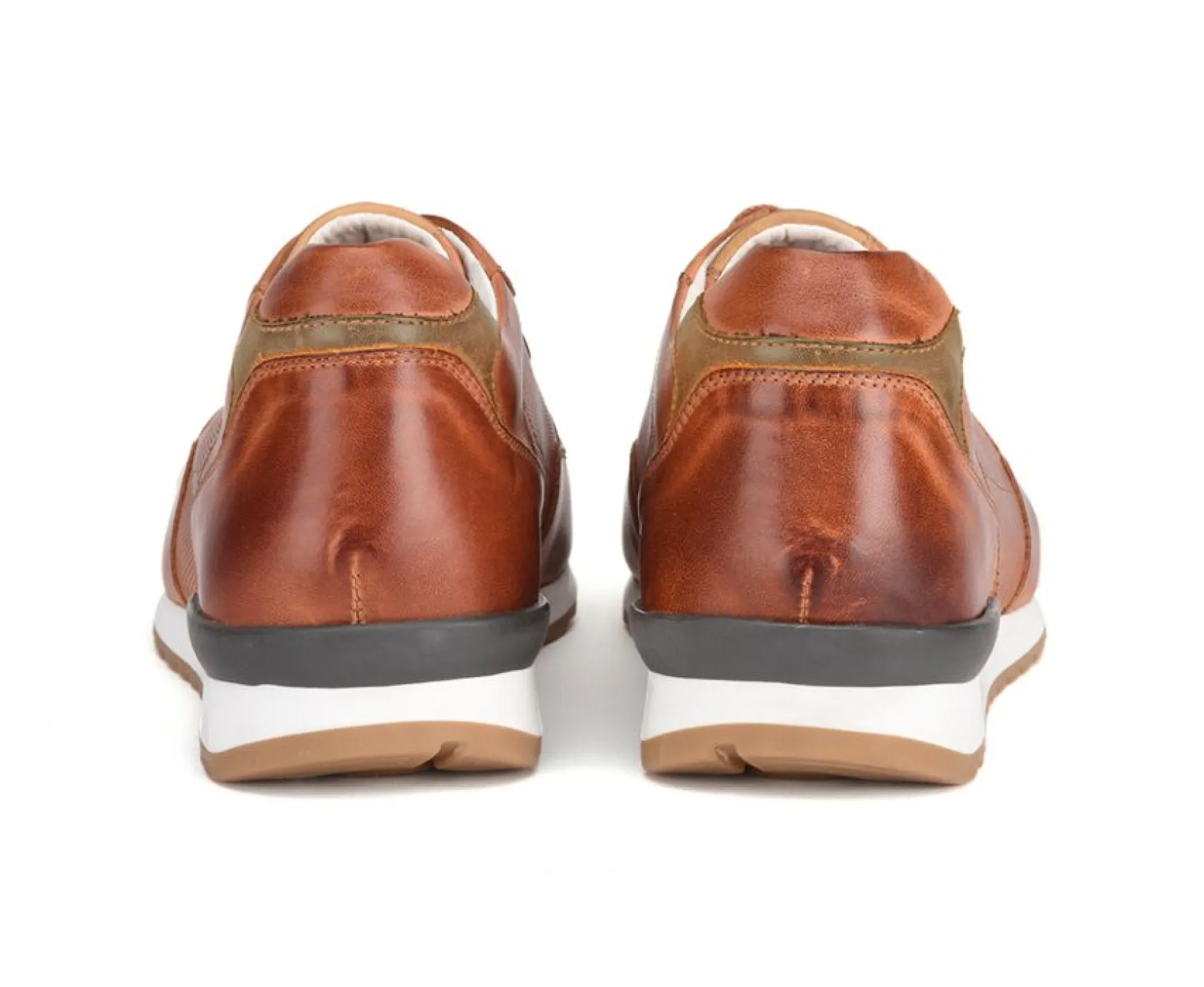 Bexley Trainers & Sneakers | Leather Trainers Canberra Patina Chestnut