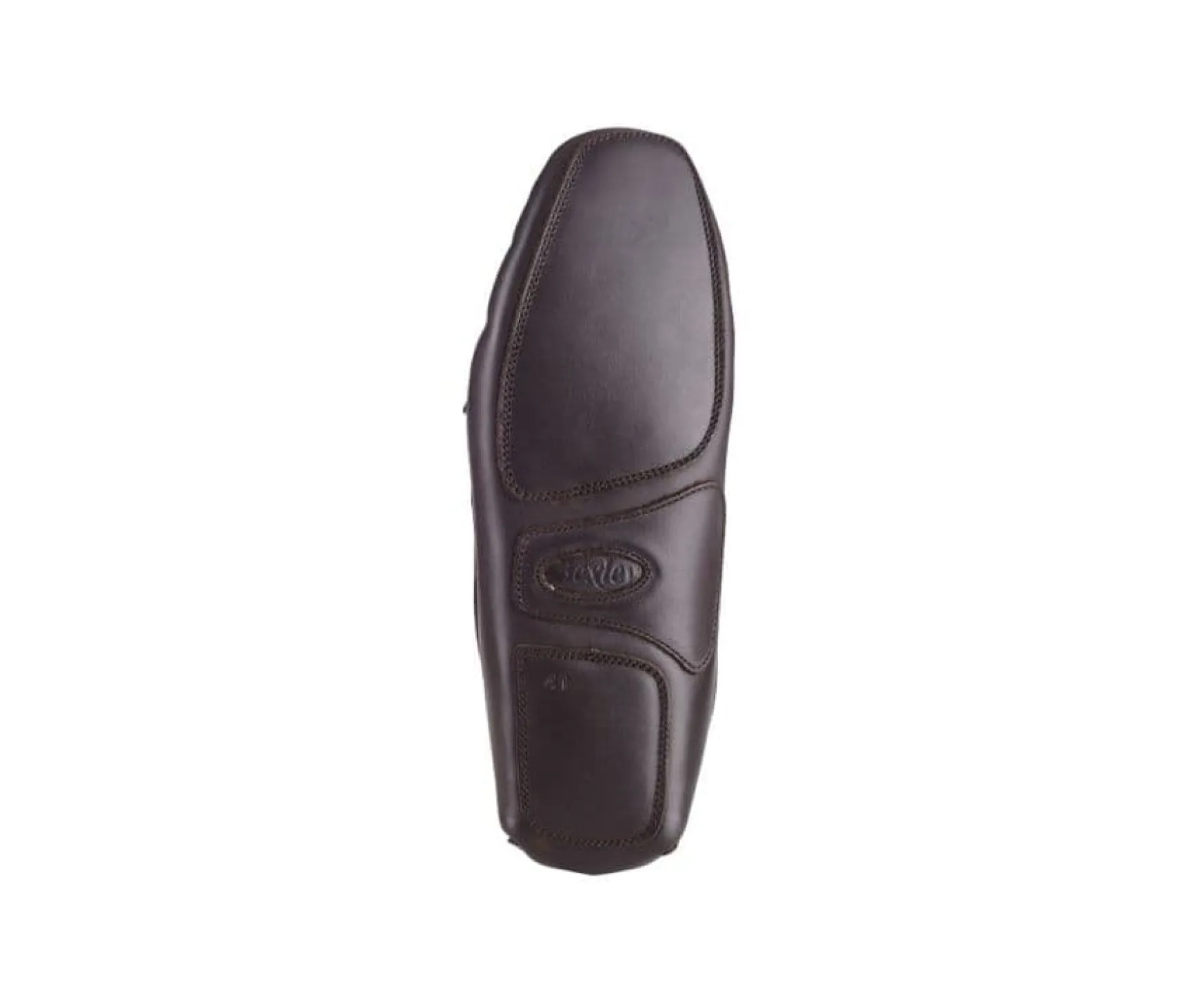 Bexley | Leather Wool Lining Moccasin Slippers Chocolate