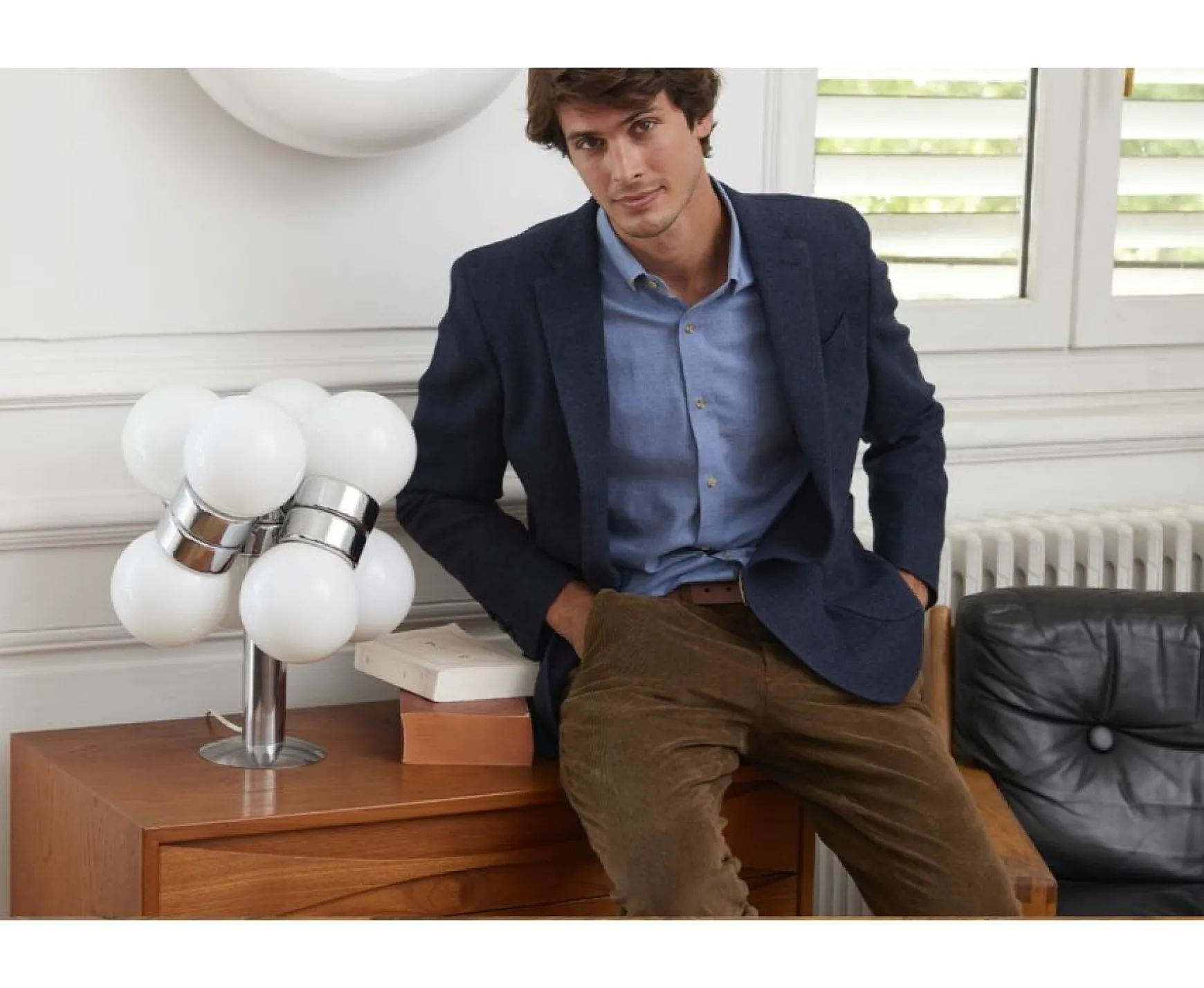 Bexley Adjusted Fit | Light Khaki Men'S Corduroy Trousers Norman Light Kaki