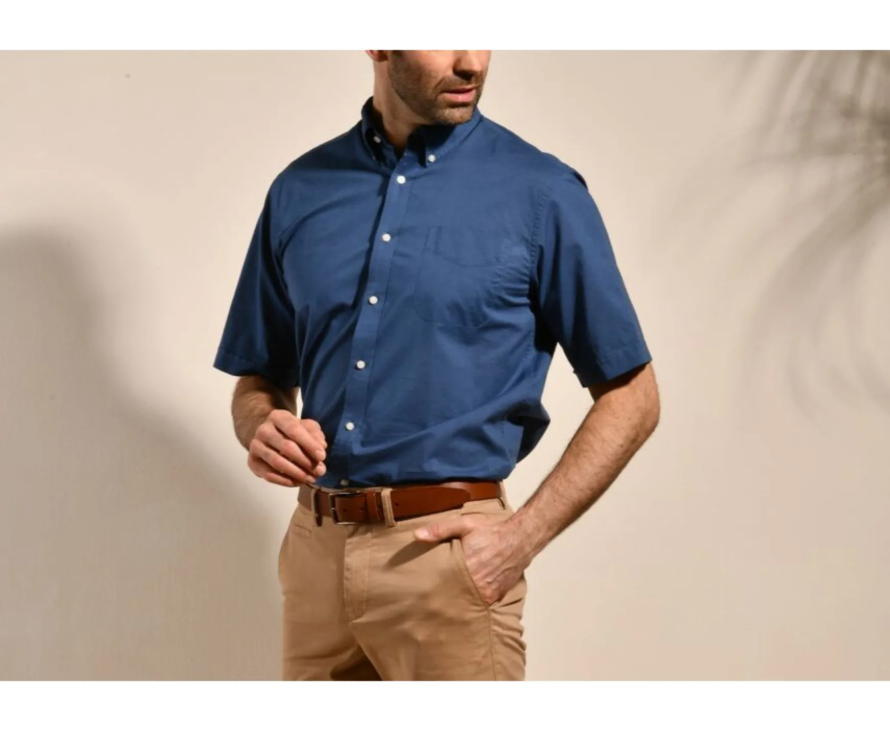 Bexley | Linen Cotton Shirt - Chest Pocket Colten Mc Indigo