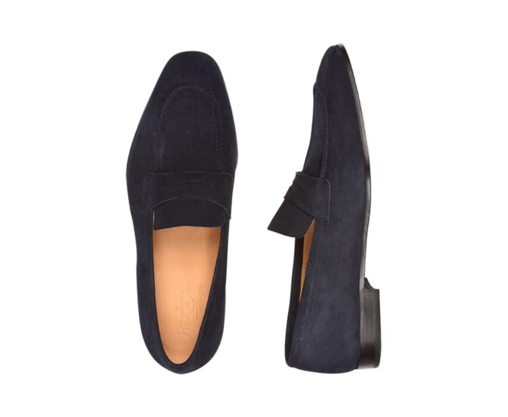 Bexley Comfort Shoes | Loafers Brione Navy Suede