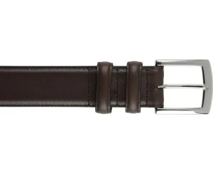 Bexley | Luxury Belt For Men Westgate Silver Chocolate