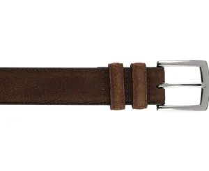 Bexley | Luxury Belt For Men Westgate Silver Havana Suede
