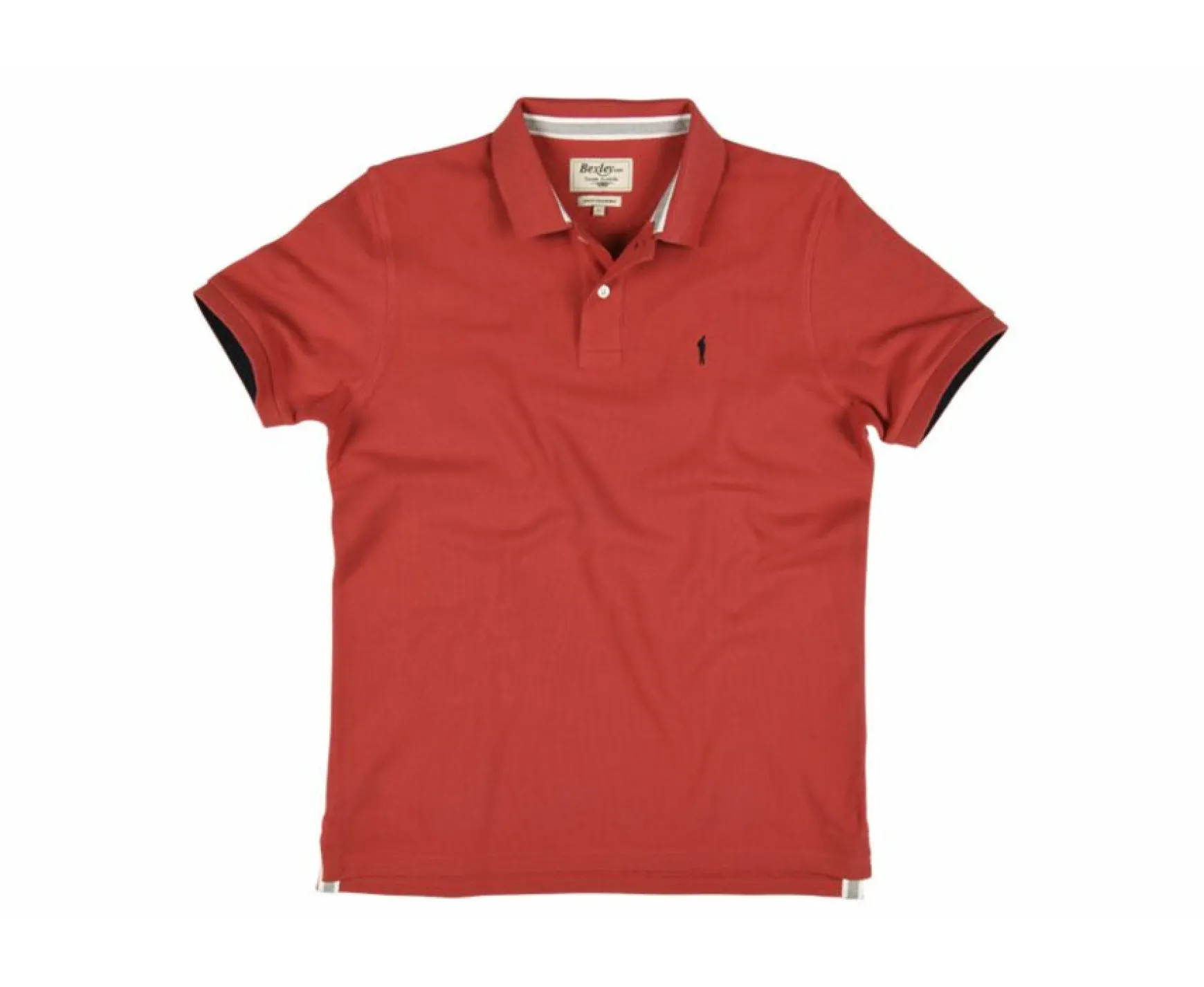 Bexley Adjusted Fit | Melange Men'S Polo Shirt Andy Ii Deep Red