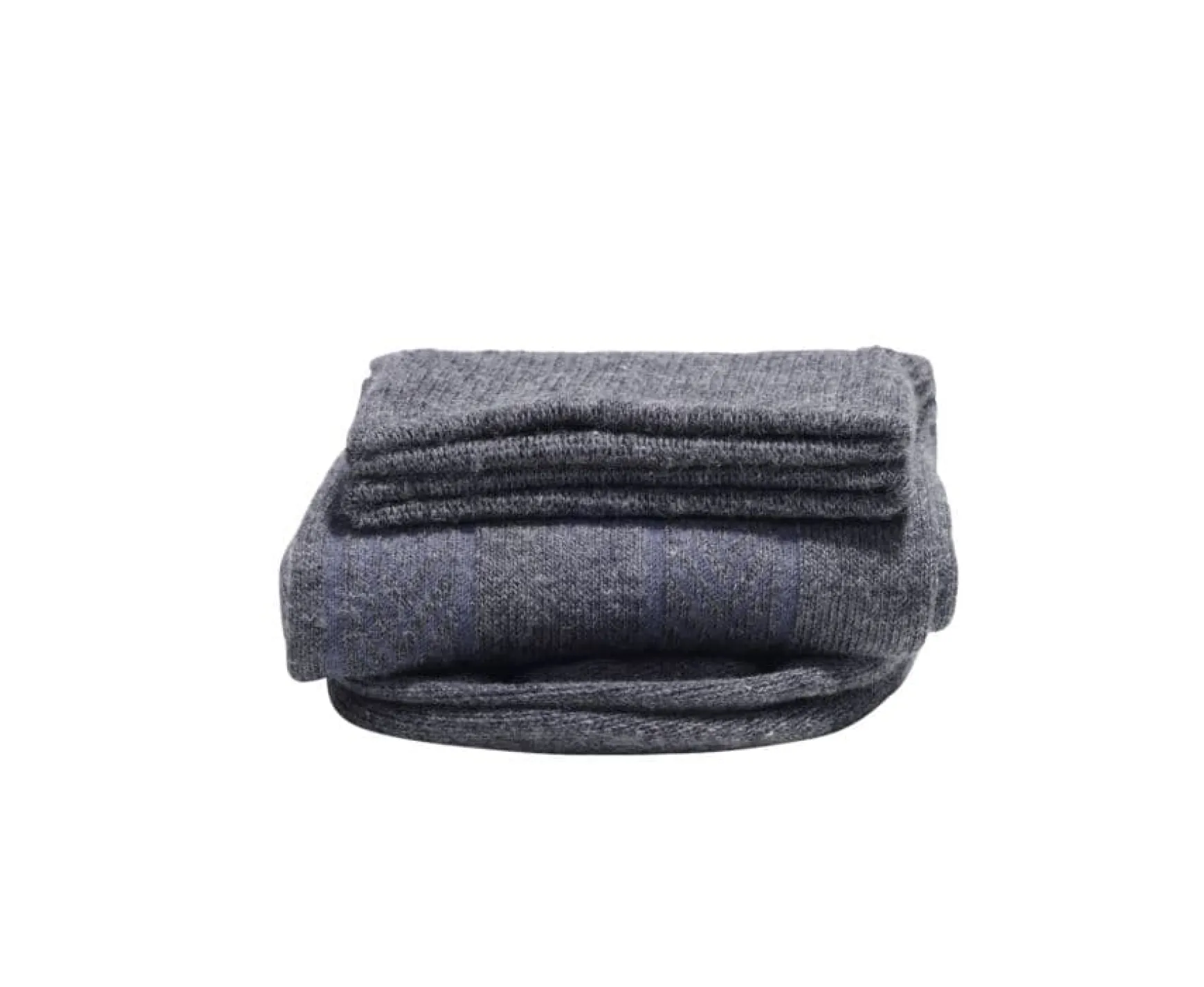 Bexley | Men'S Anthracite Grey Thick Cotton Socks With Herringbone Style Grey Anthracite