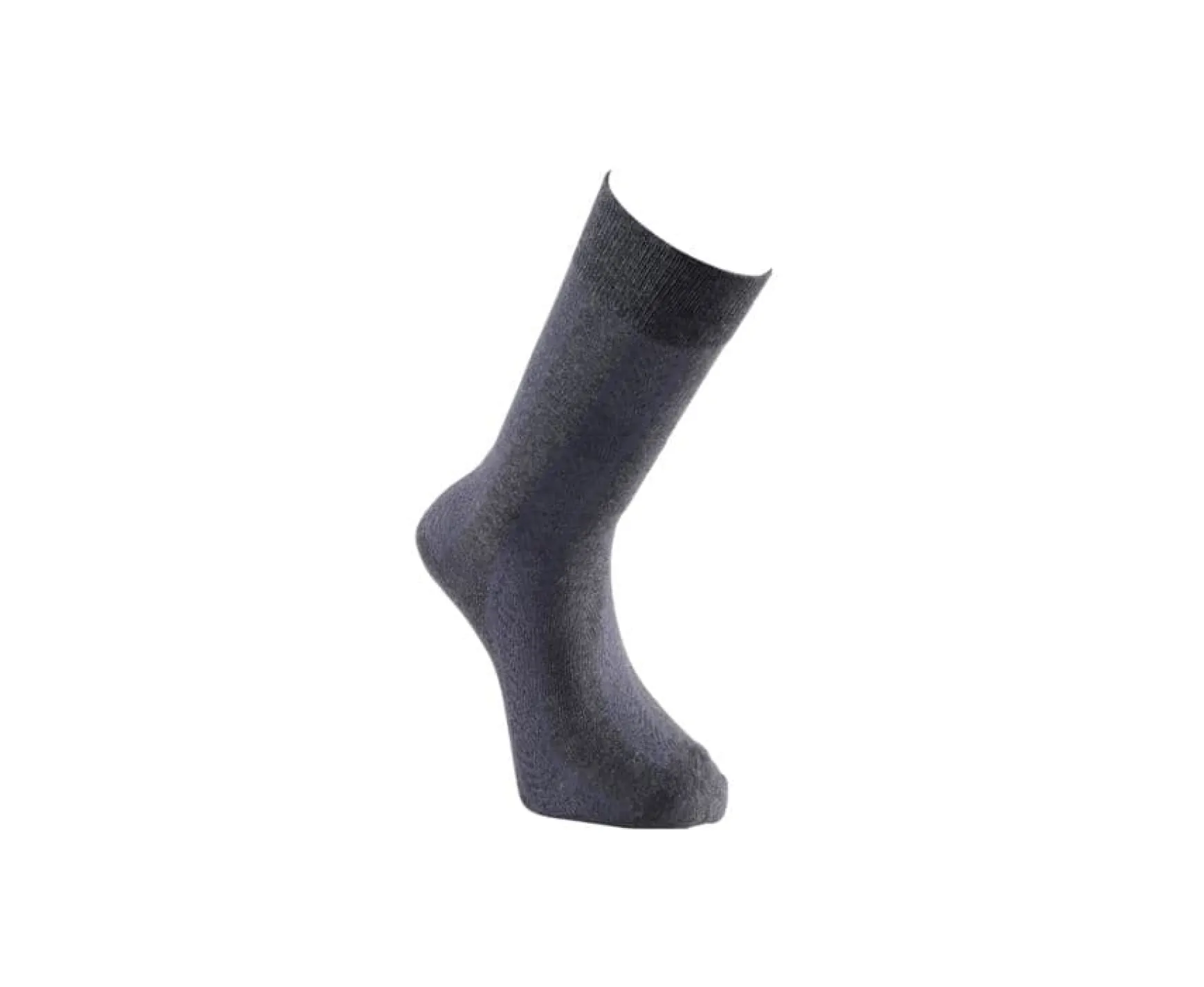Bexley | Men'S Anthracite Grey Thick Cotton Socks With Herringbone Style Grey Anthracite