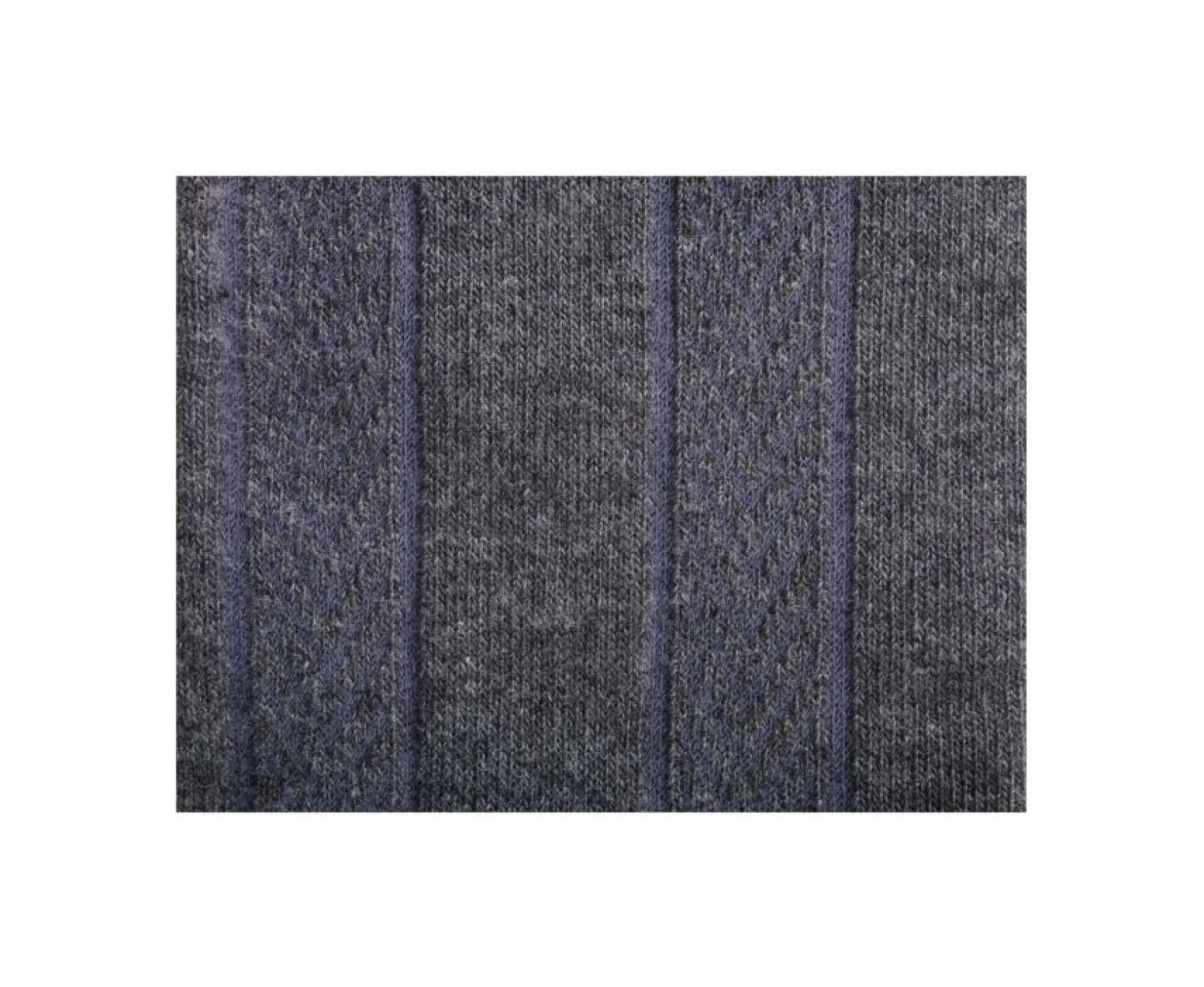 Bexley | Men'S Anthracite Grey Thick Cotton Socks With Herringbone Style Grey Anthracite