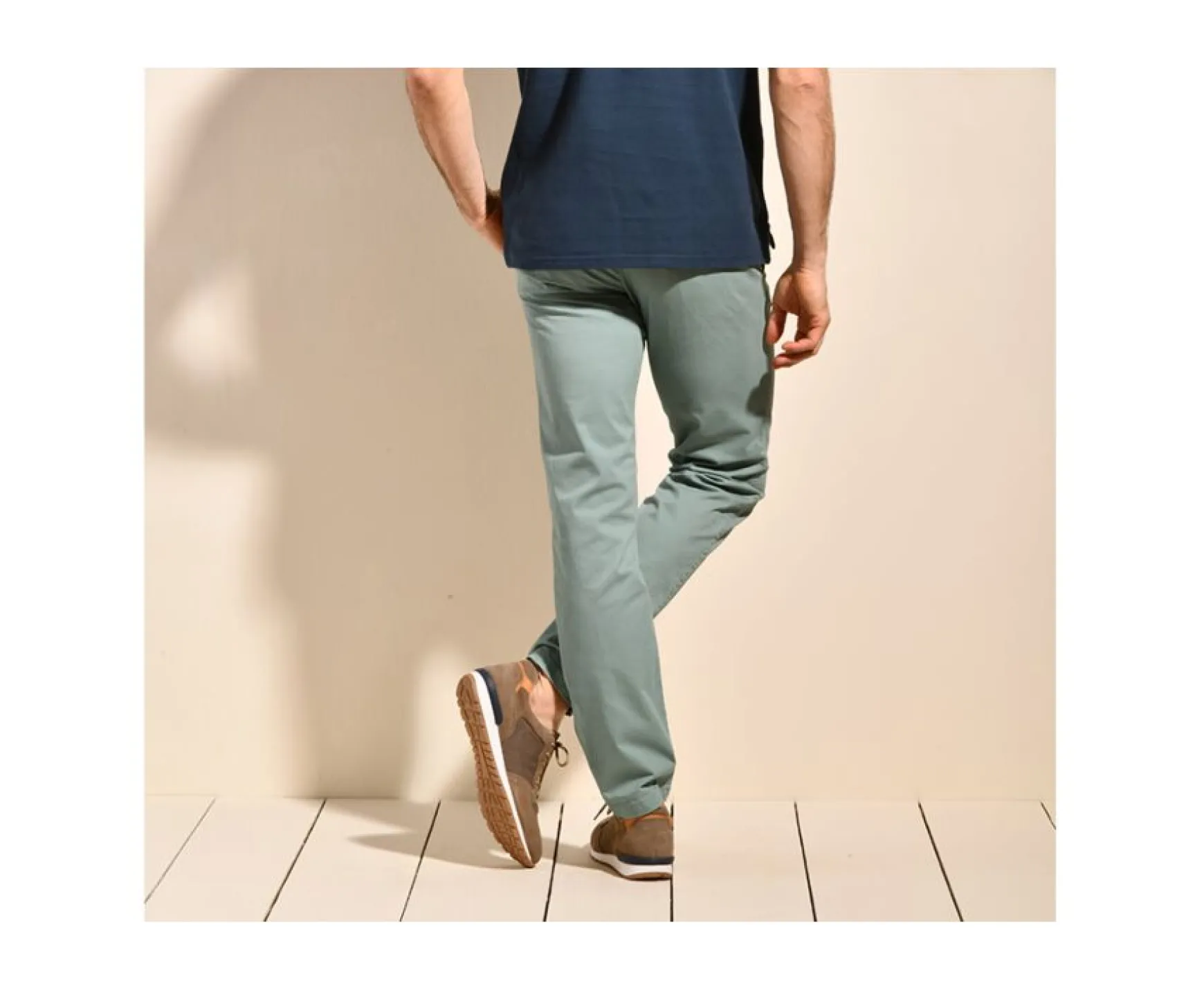 Bexley Adjusted Fit | Men'S Chinos Kyrk Frosty Green