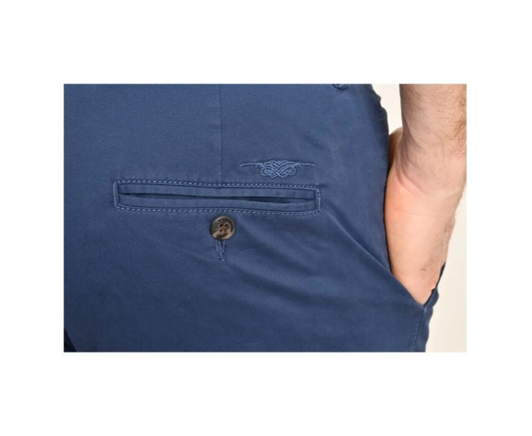 Bexley Adjusted Fit | Men'S Chinos Kyrk Navy Denim