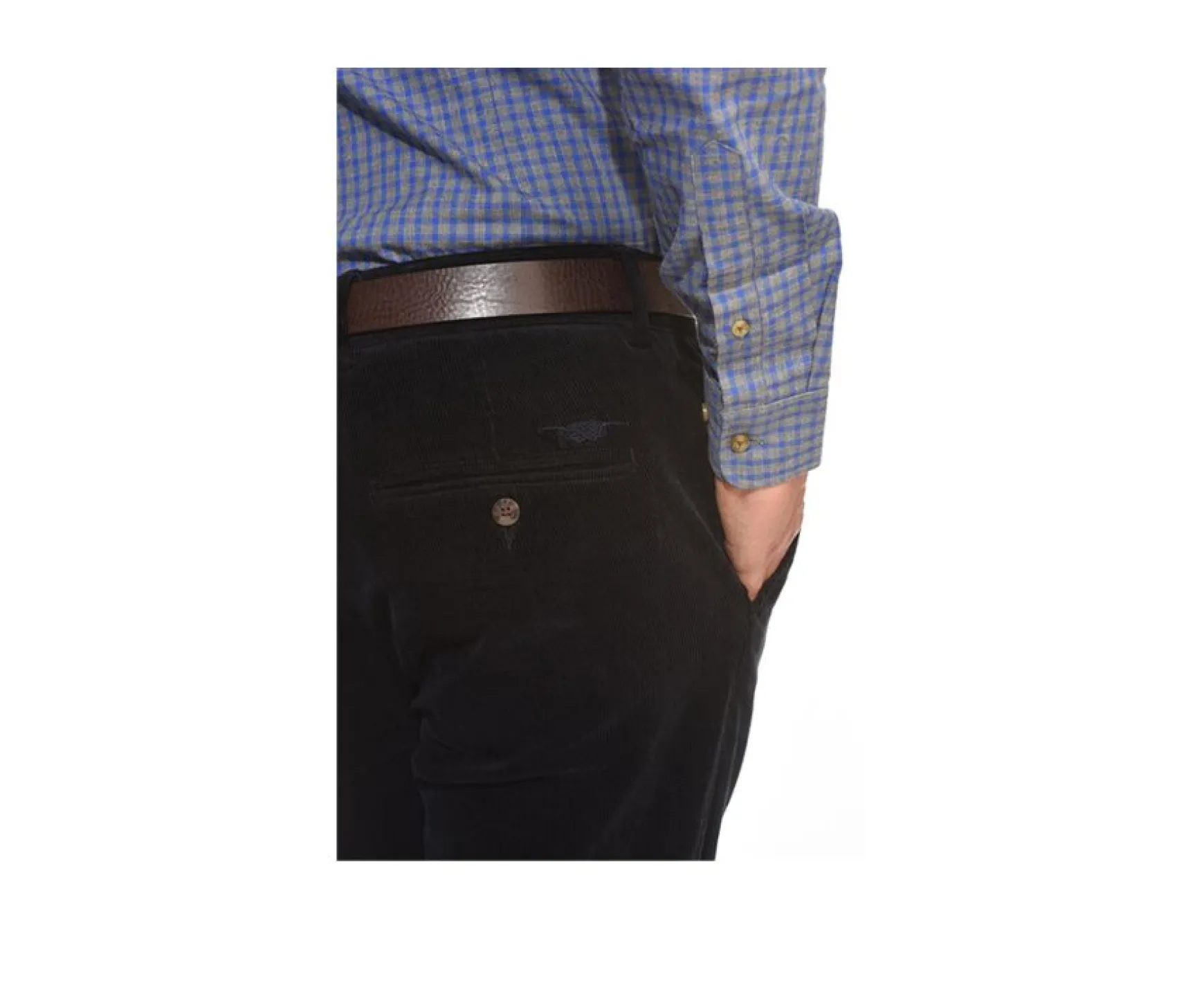 Bexley Adjusted Fit | Men'S Corduroy Trousers Norman Night Blue