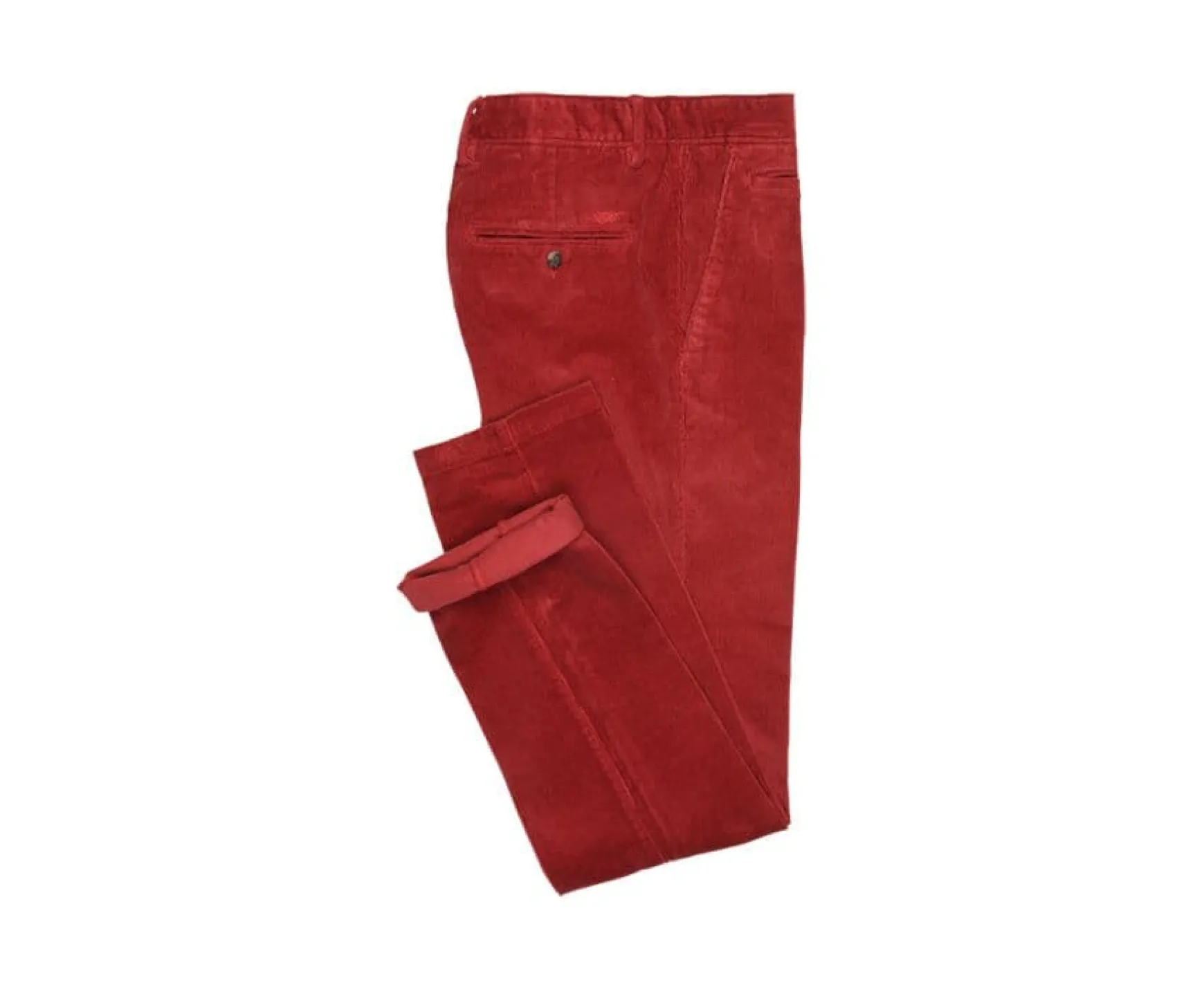 Bexley Adjusted Fit | Men'S Corduroy Trousers Norman Dark Red