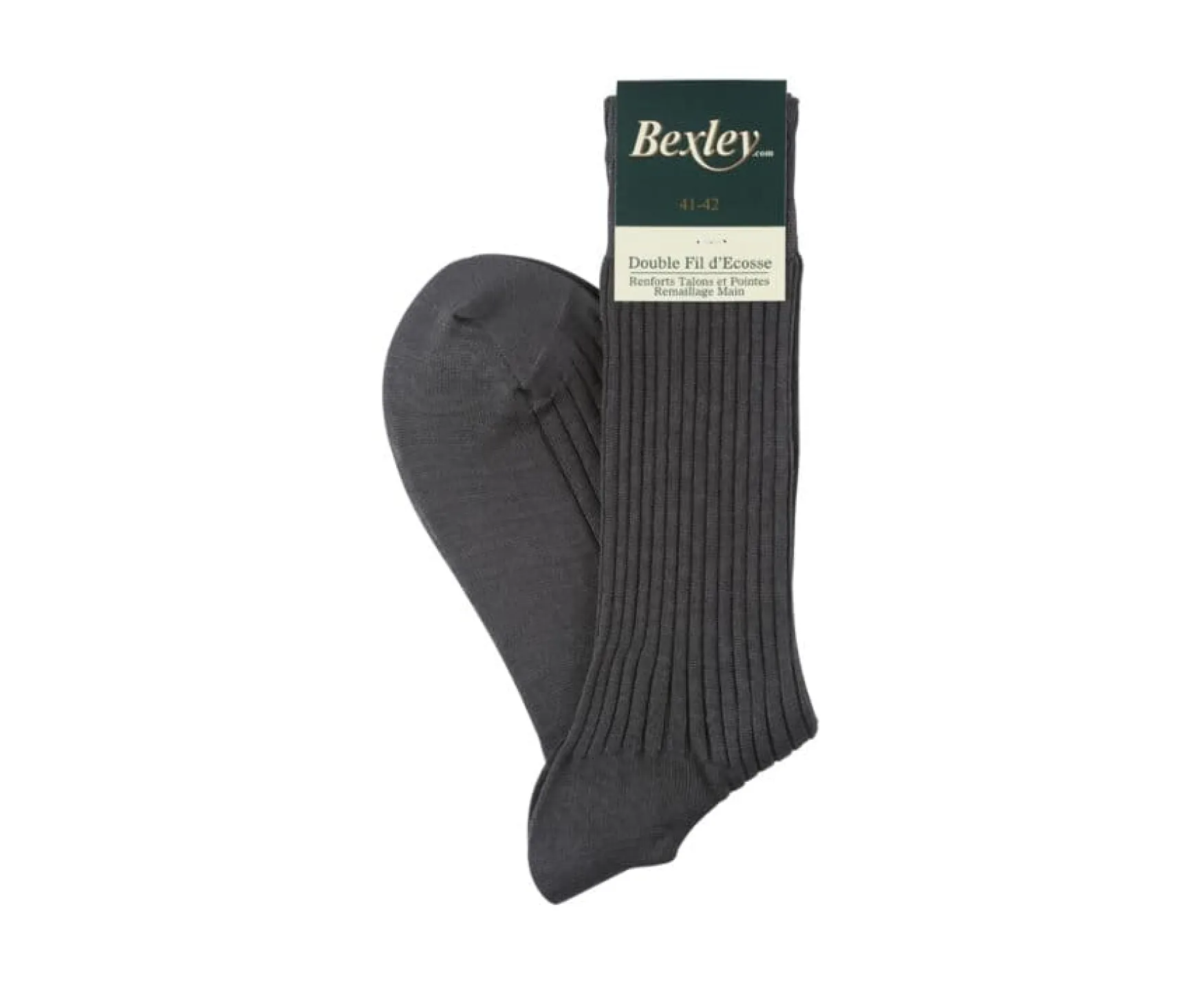 Bexley | Men'S Cotton Dress Socks Anthracite