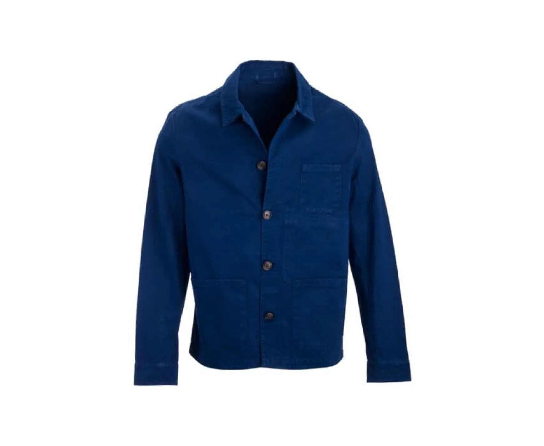 Bexley | Men'S Cotton Jacket Felicien Indigo Blue
